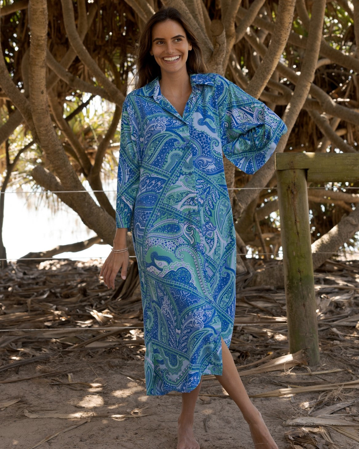 RETREAT MIDI DRESS CASCADE