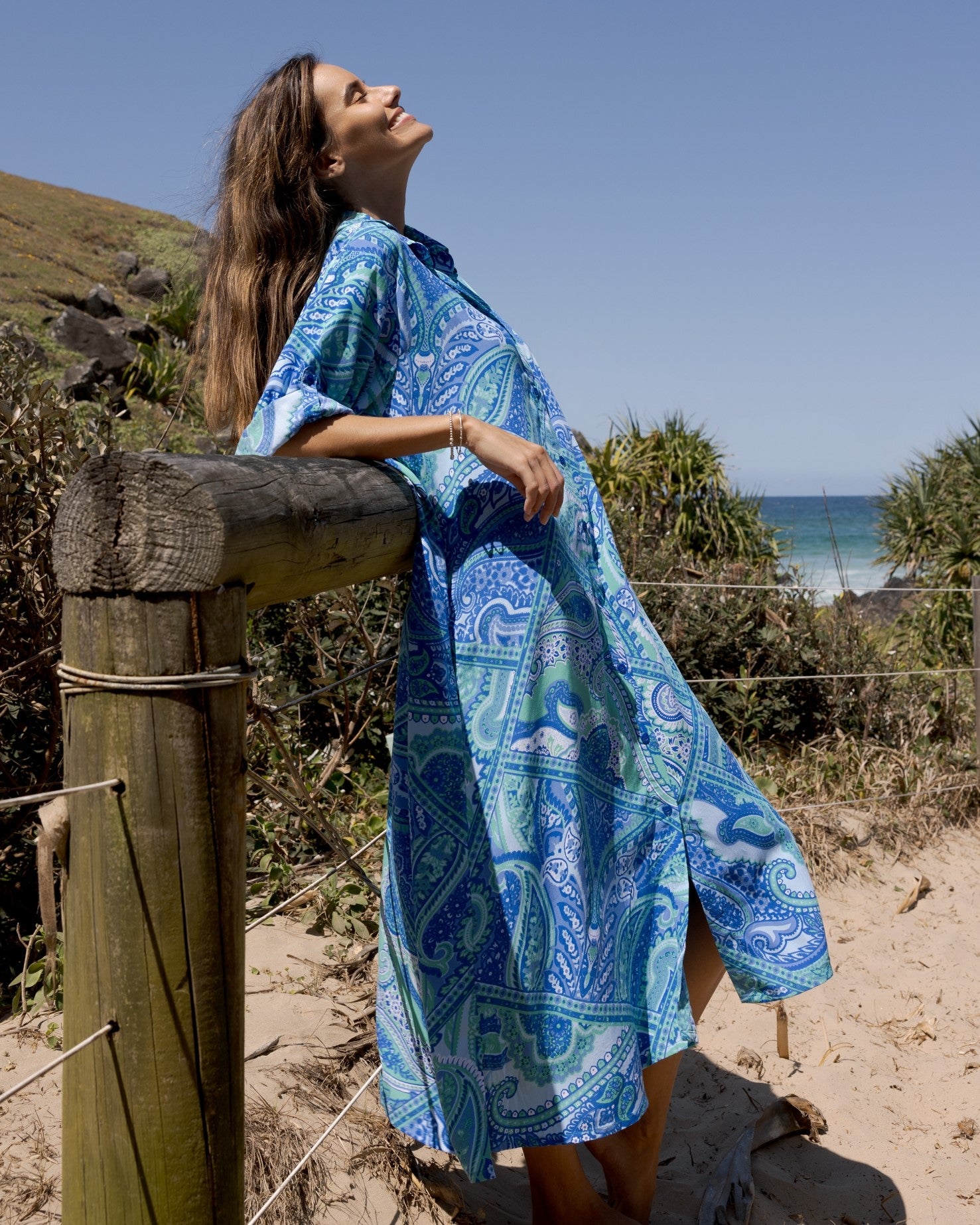 RETREAT MIDI DRESS CASCADE