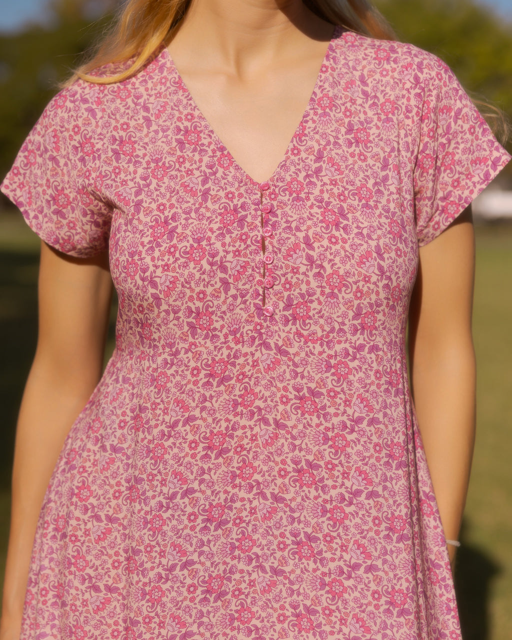 CLARA MAXI DRESS SWEET PEA