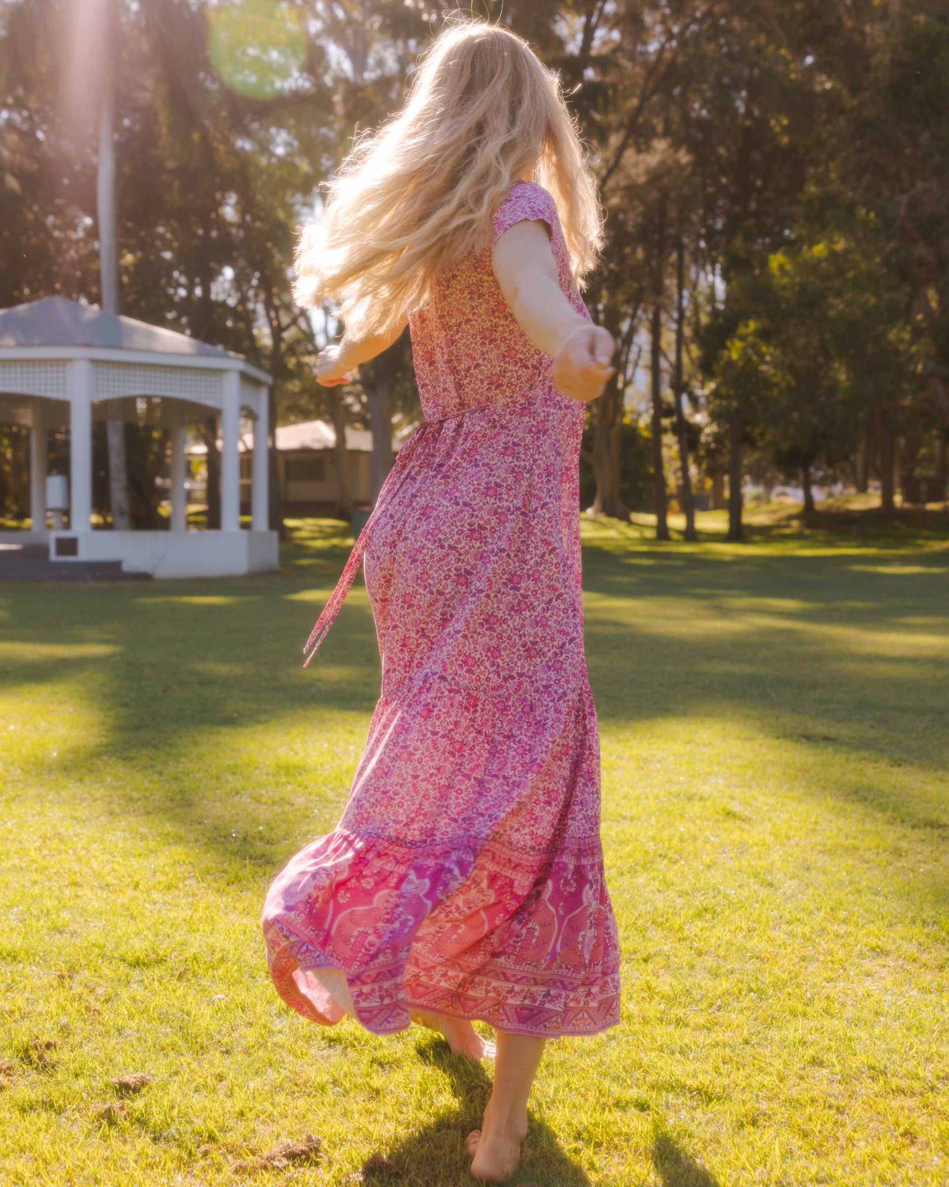 CLARA MAXI DRESS SWEET PEA