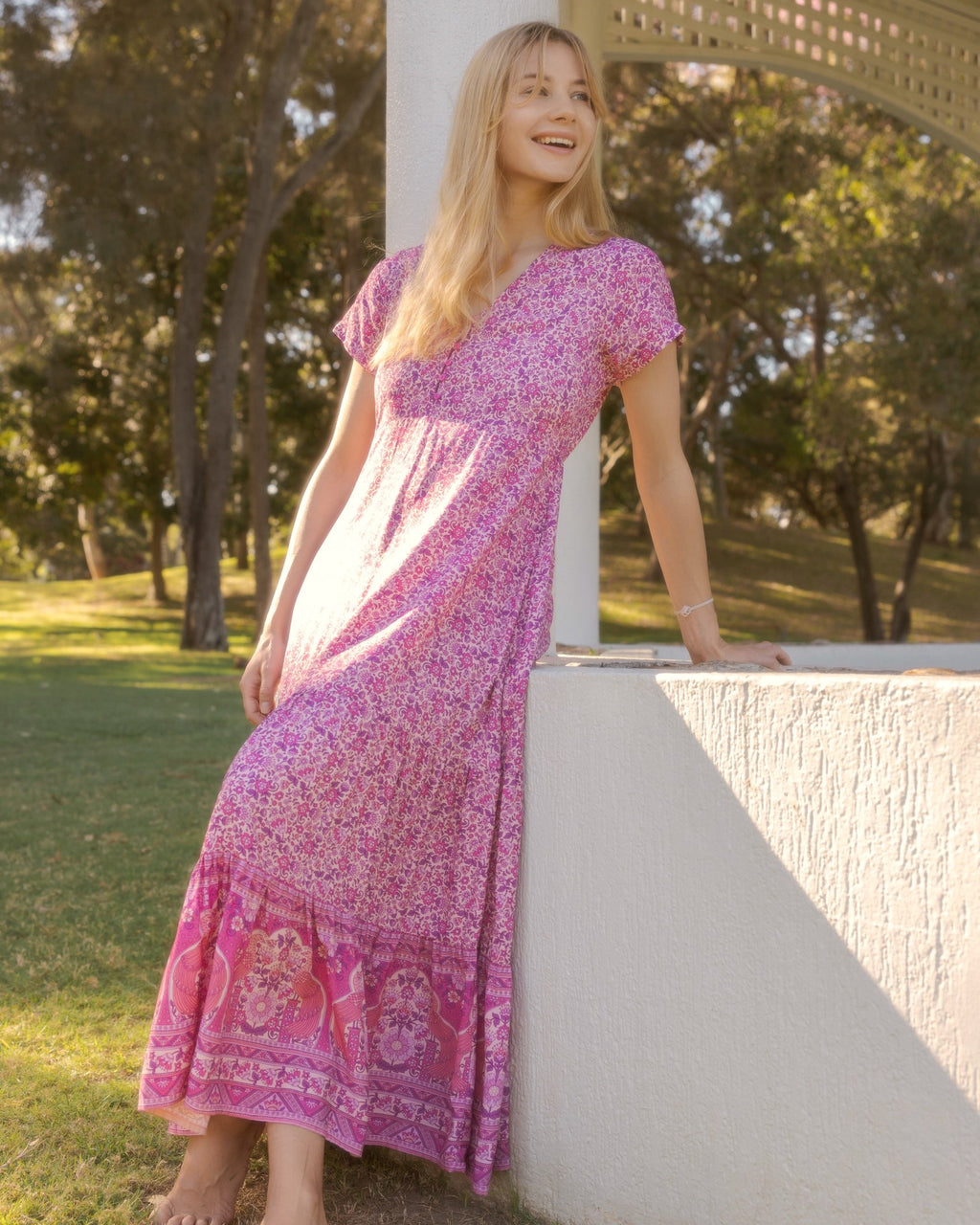 CLARA MAXI DRESS SWEET PEA