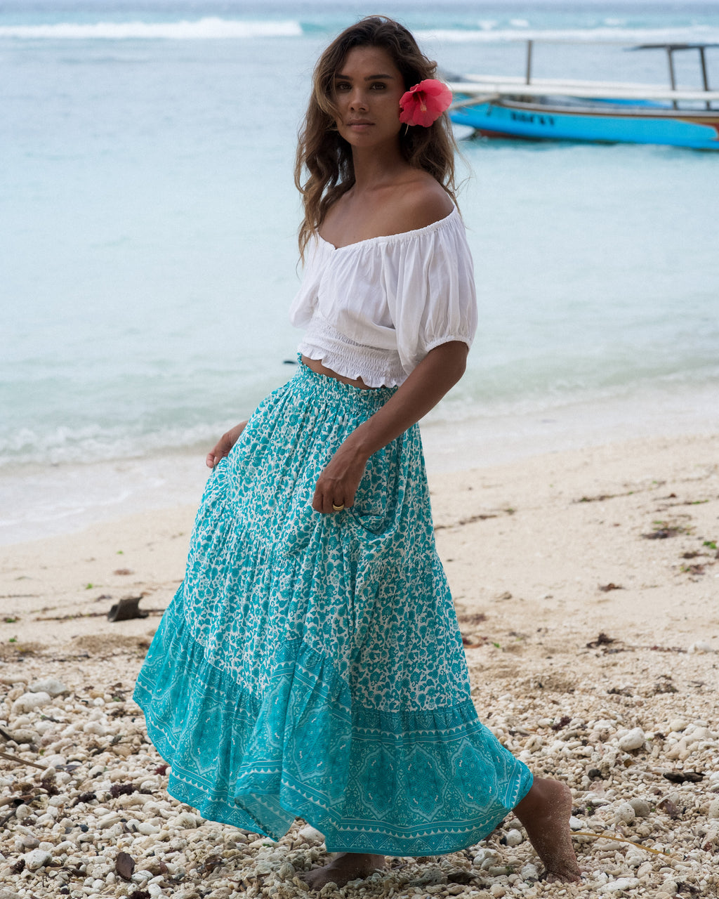 CARLA MAXI SKIRT WHITSUNDAYS