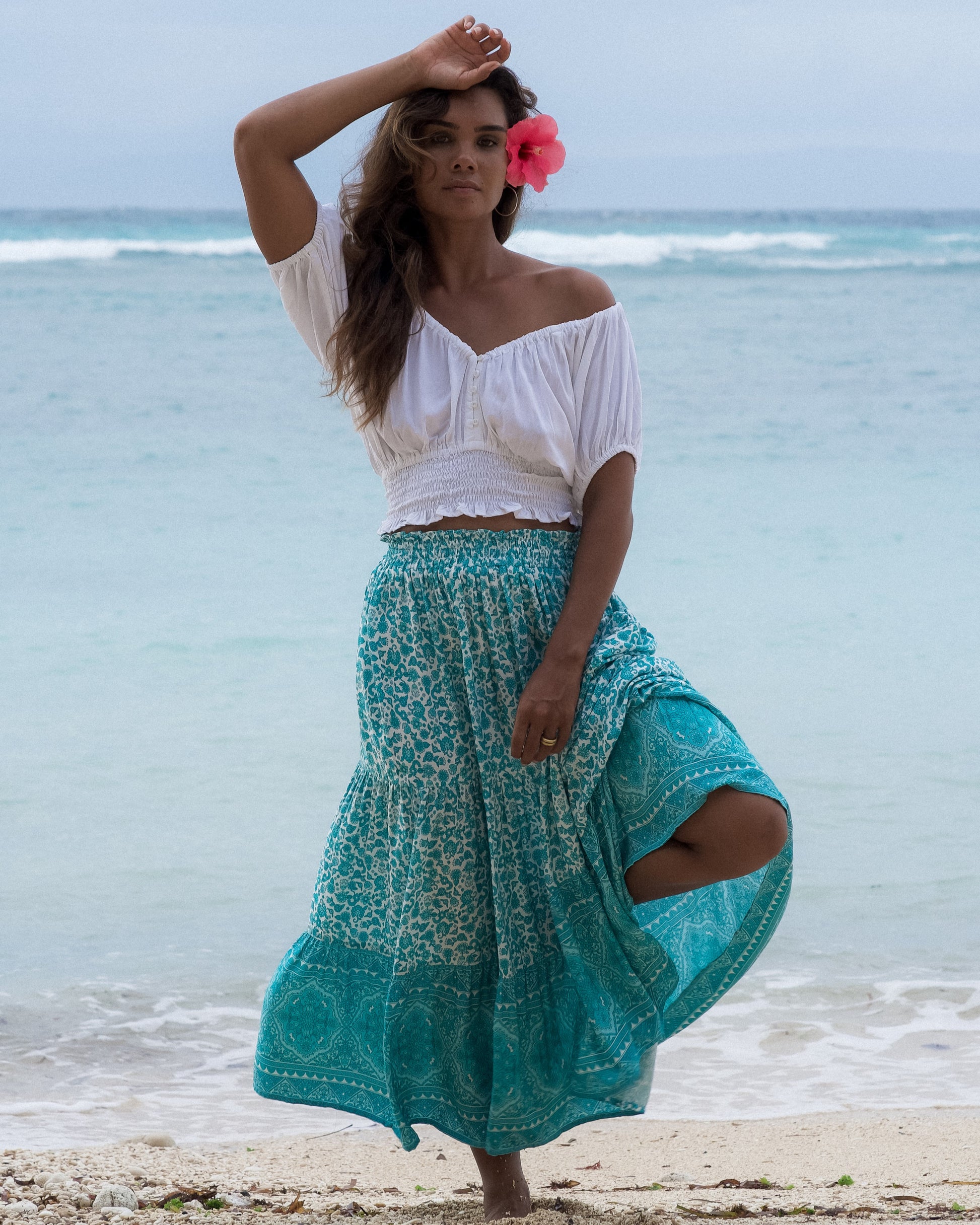 CARLA MAXI SKIRT WHITSUNDAYS