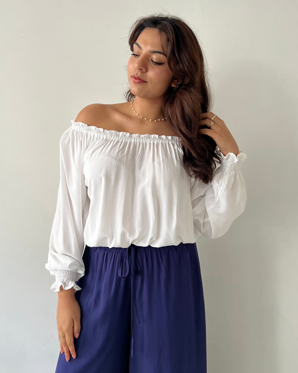 NYLA TOP WHITE