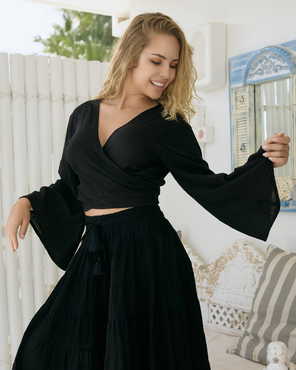 CLEO TOP BLACK