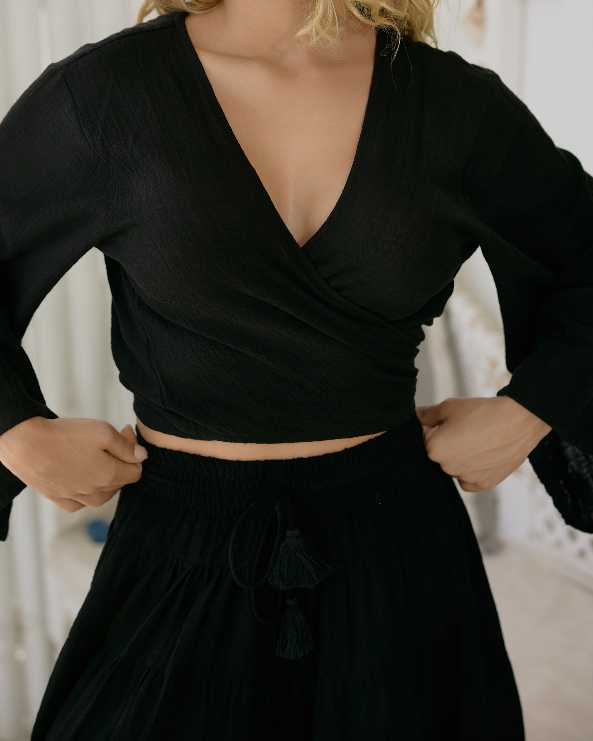 CLEO TOP BLACK