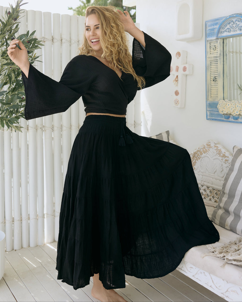 CLEO TOP BLACK