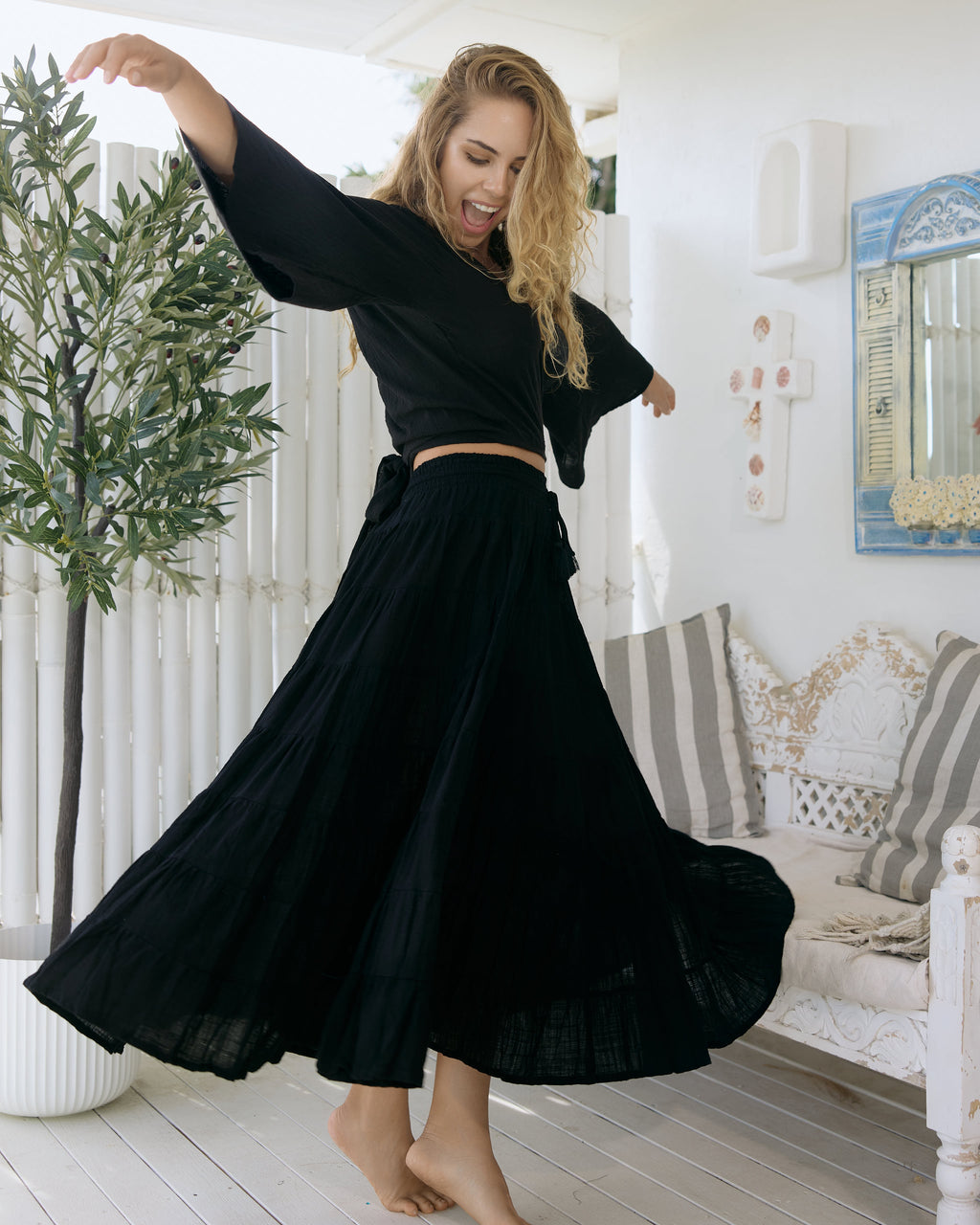 CLEO TOP BLACK