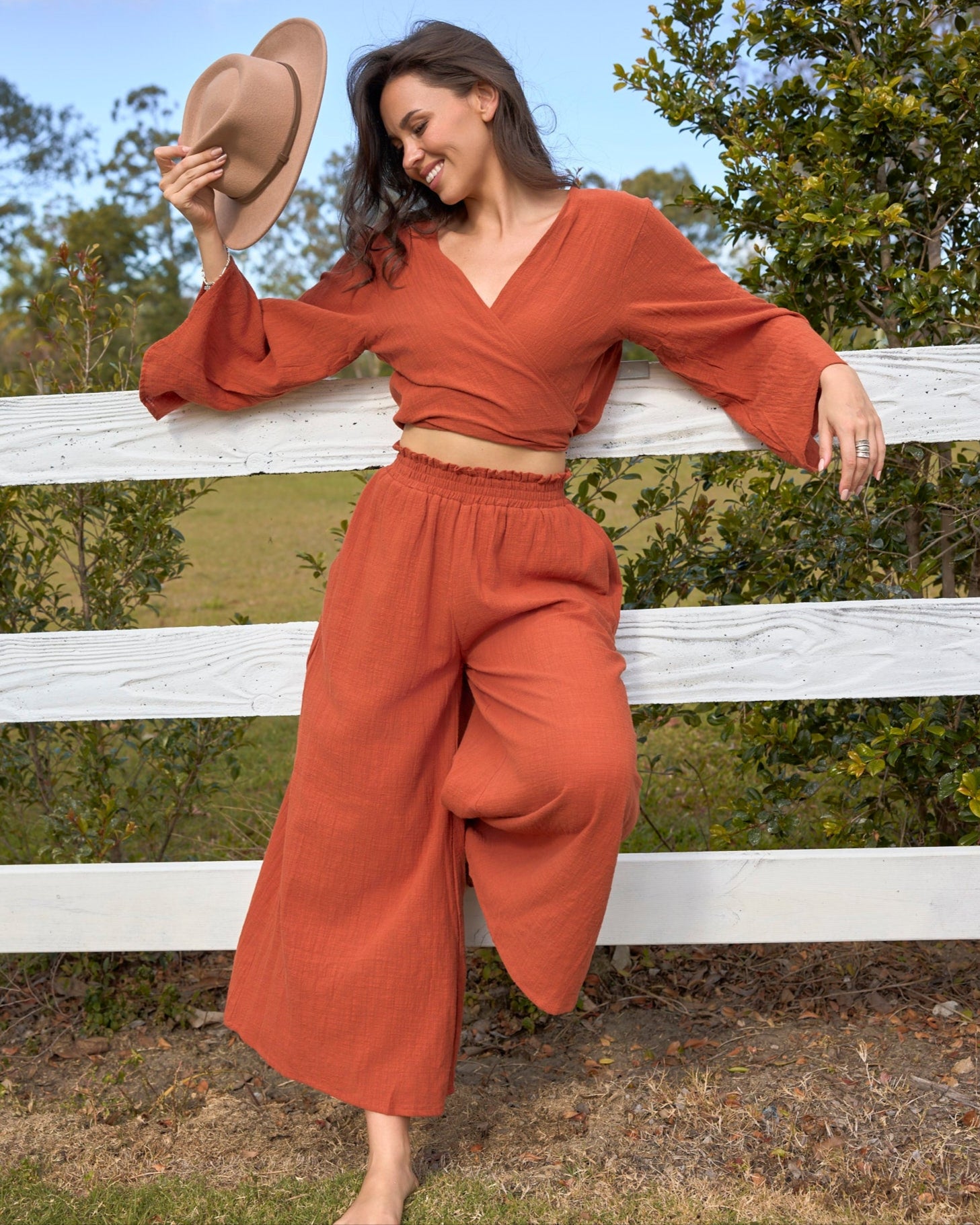 CLEO TOP TERRACOTTA