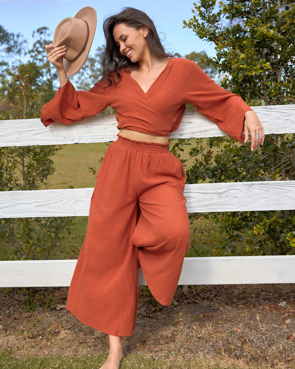 SUKI PANT TERRACOTTA
