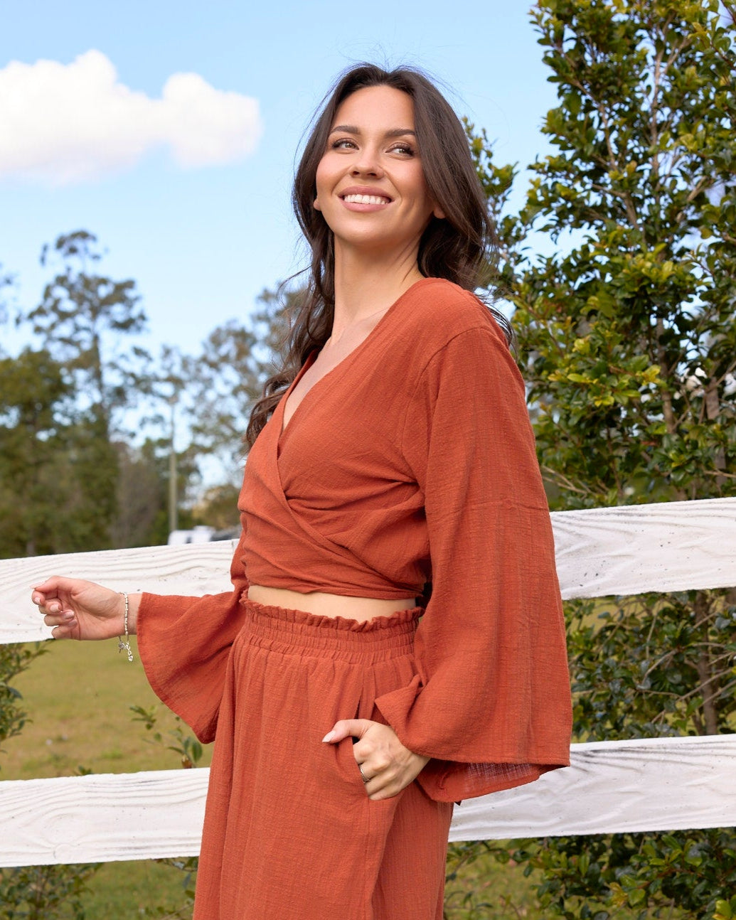 CLEO TOP TERRACOTTA