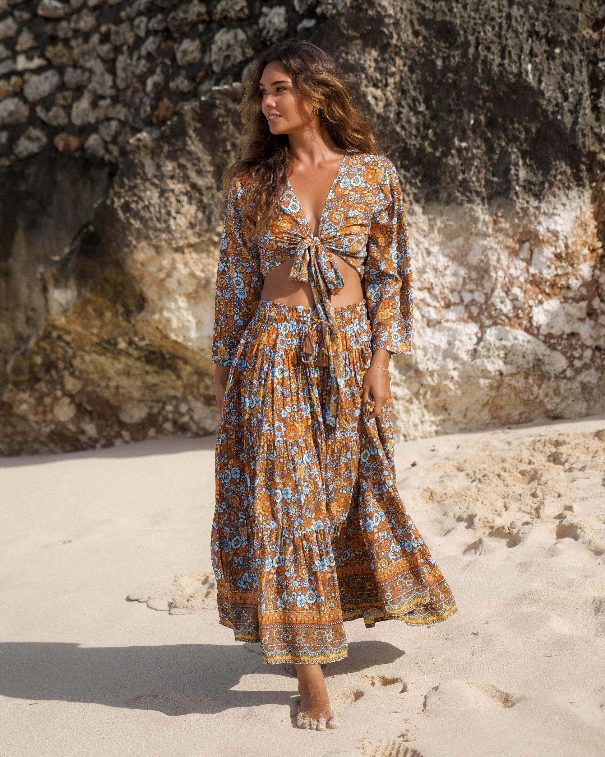 OAKLEY MAXI SKIRT AFTERGLOW