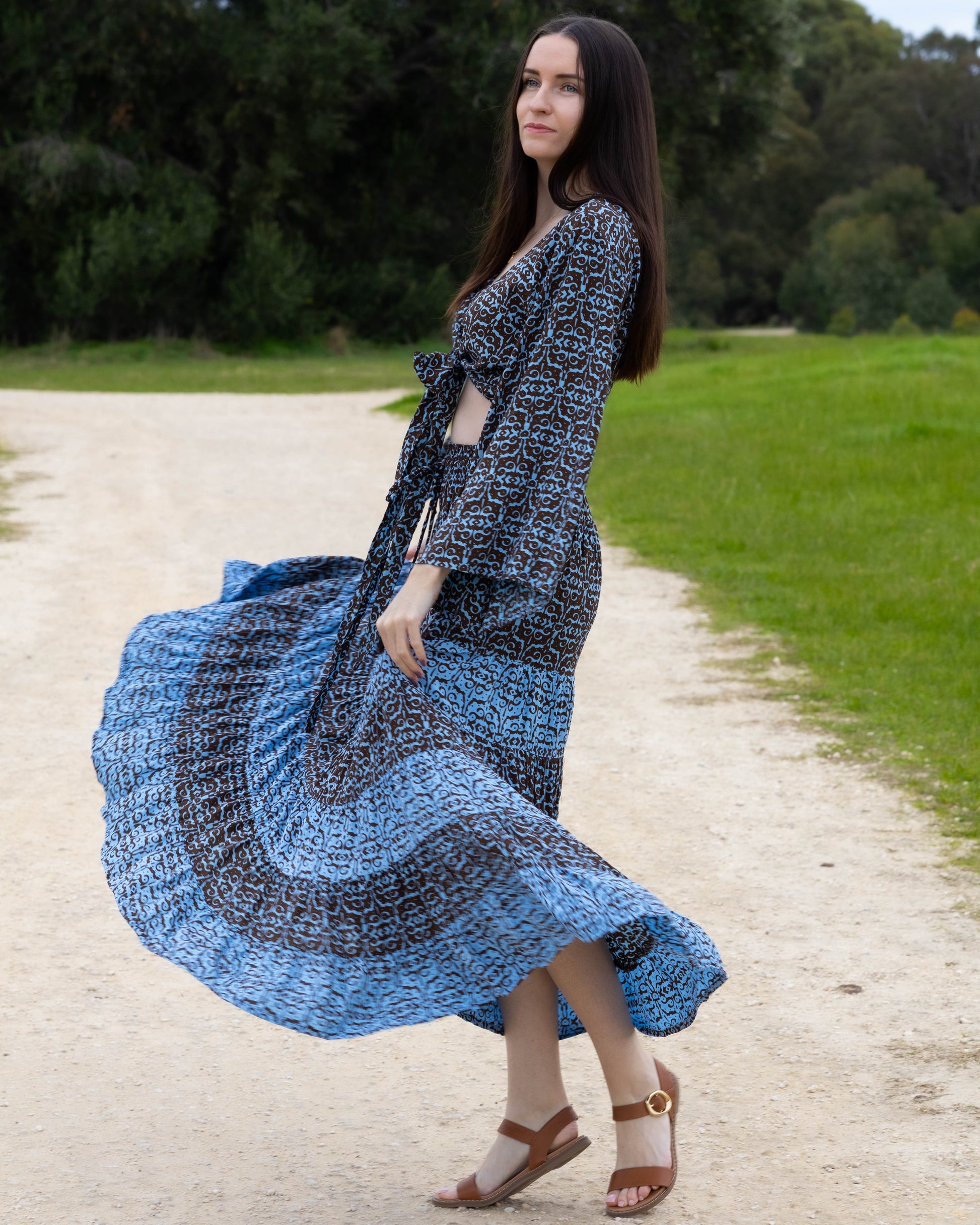 EMILY MAXI SKIRT SIROCCO