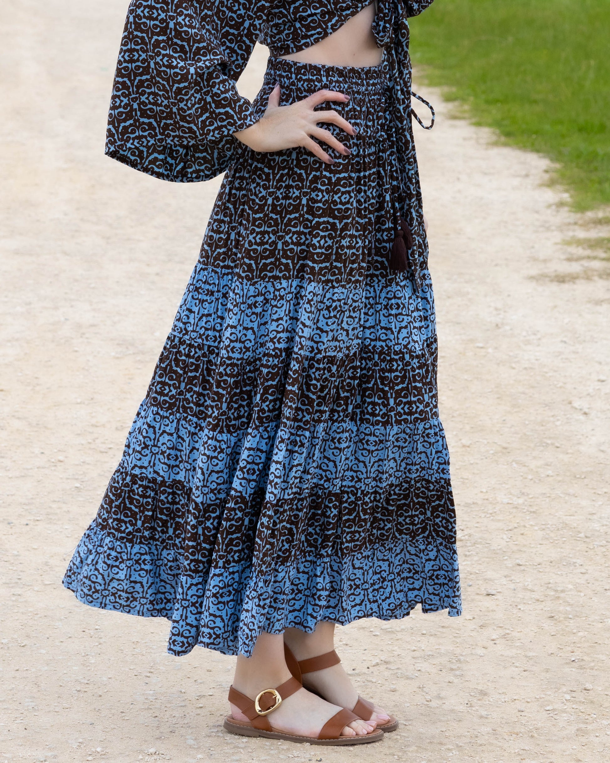 EMILY MAXI SKIRT SIROCCO