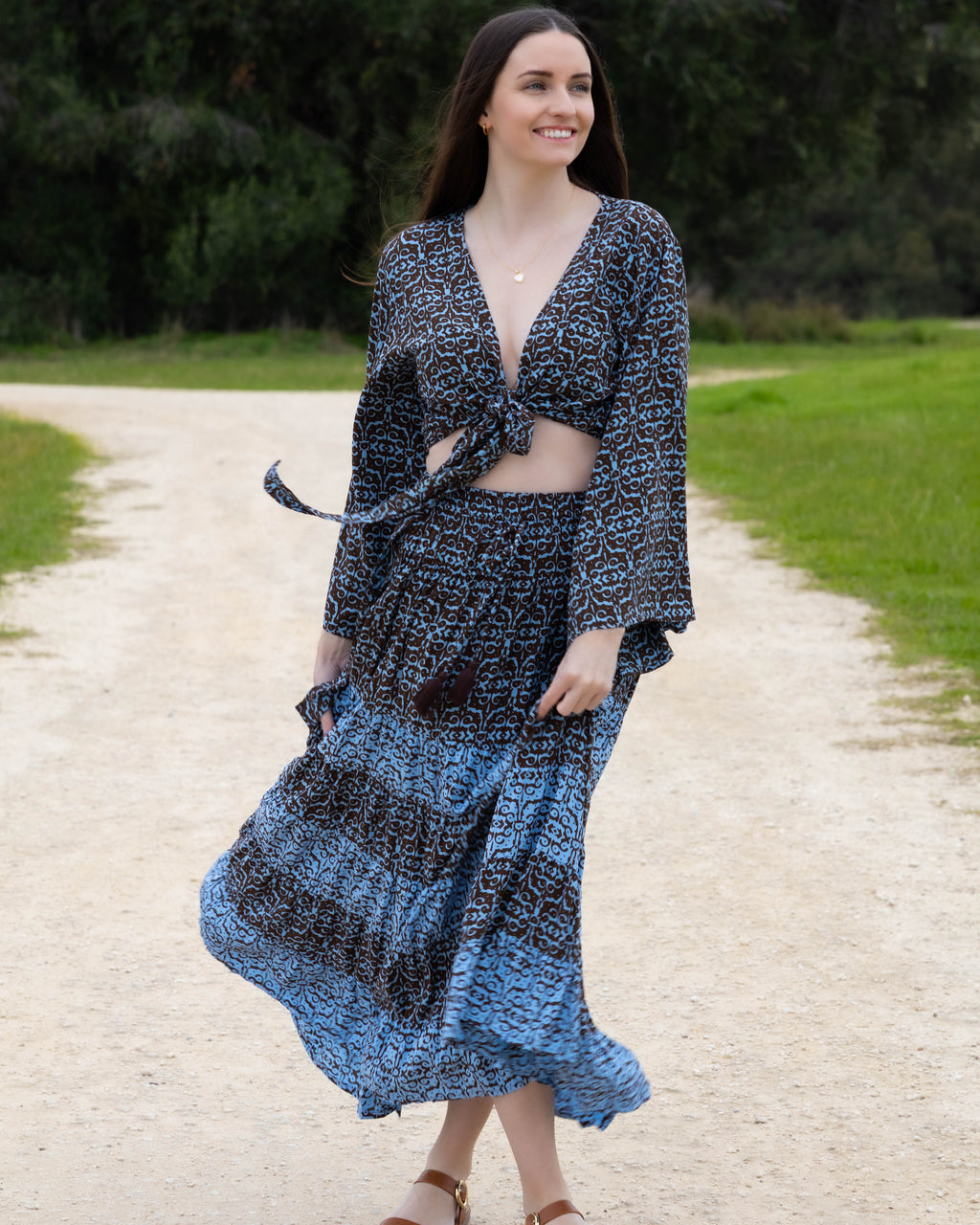 EMILY MAXI SKIRT SIROCCO