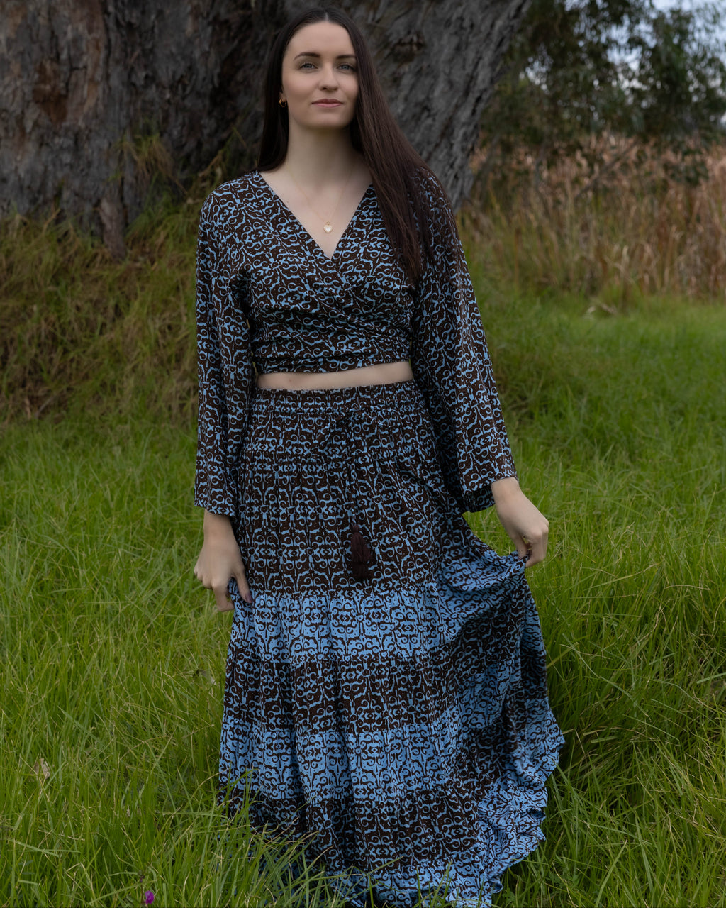 EMILY MAXI SKIRT SIROCCO