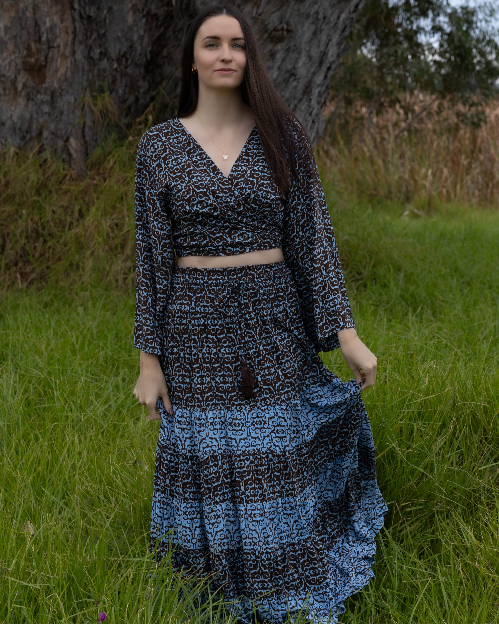 EMILY MAXI SKIRT SIROCCO