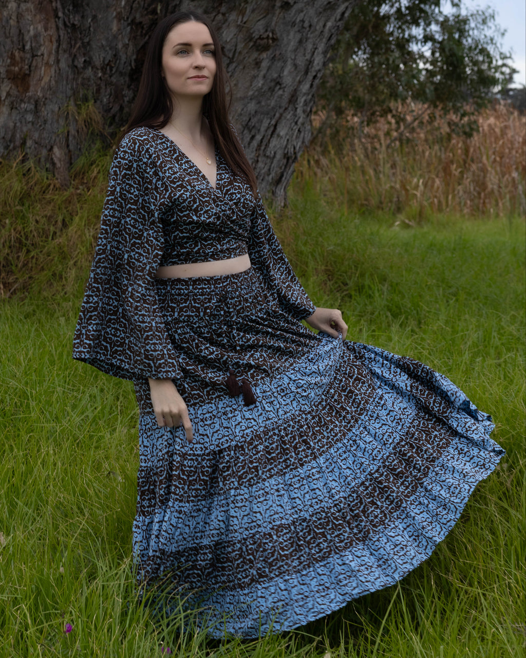 EMILY MAXI SKIRT SIROCCO