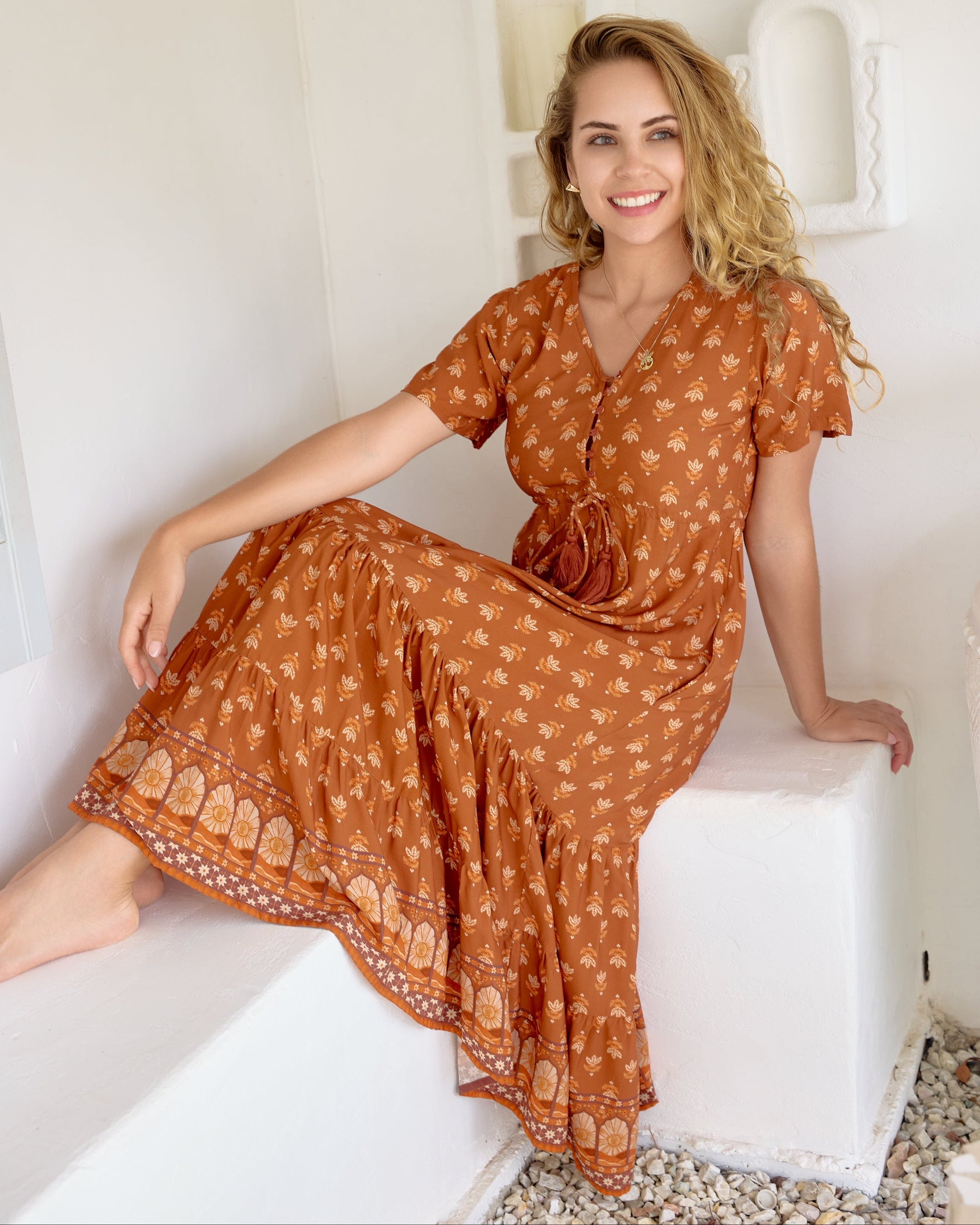 MANDY MIDI DRESS SUNRAY