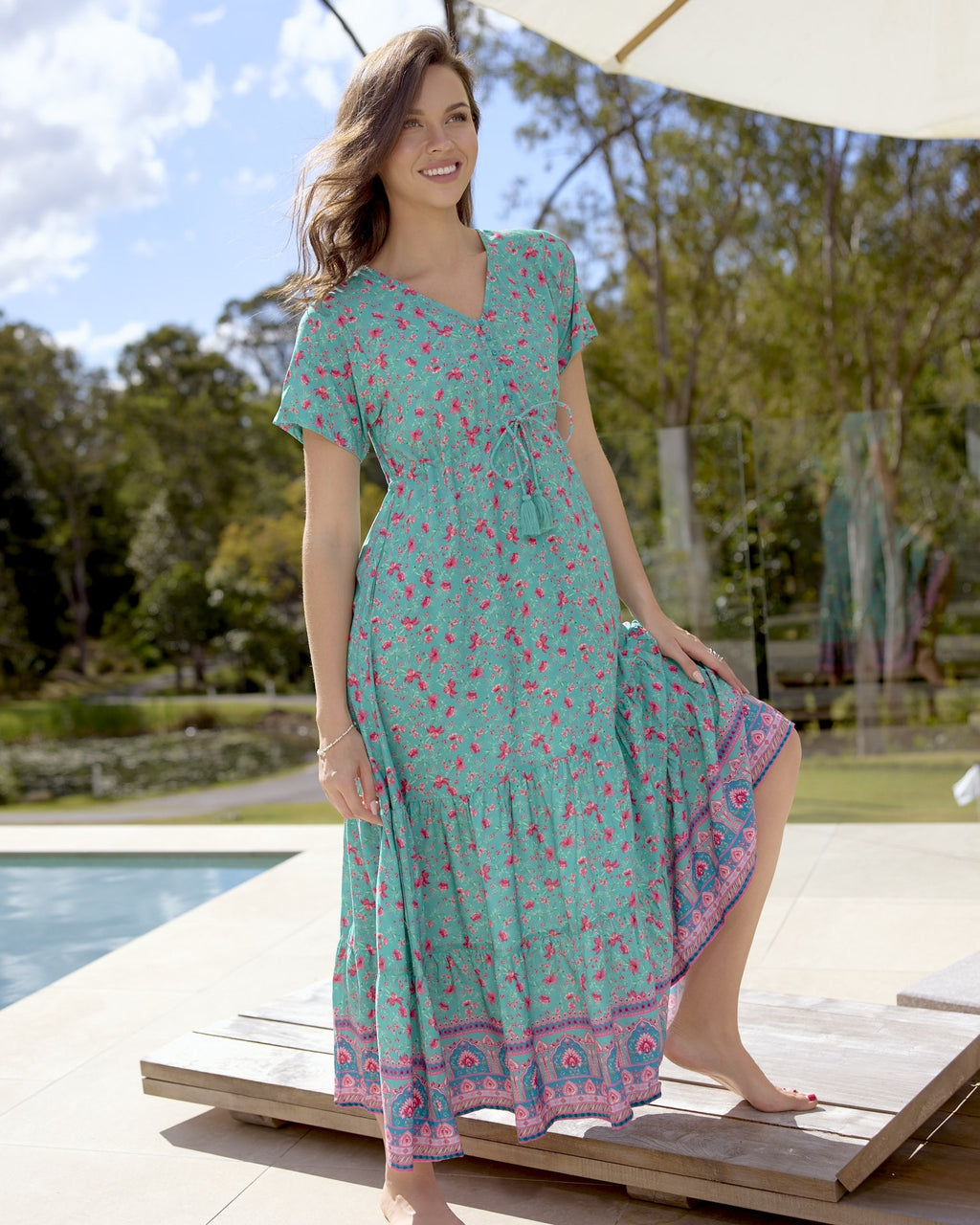 MANDY MIDI DRESS OPAL DREAM