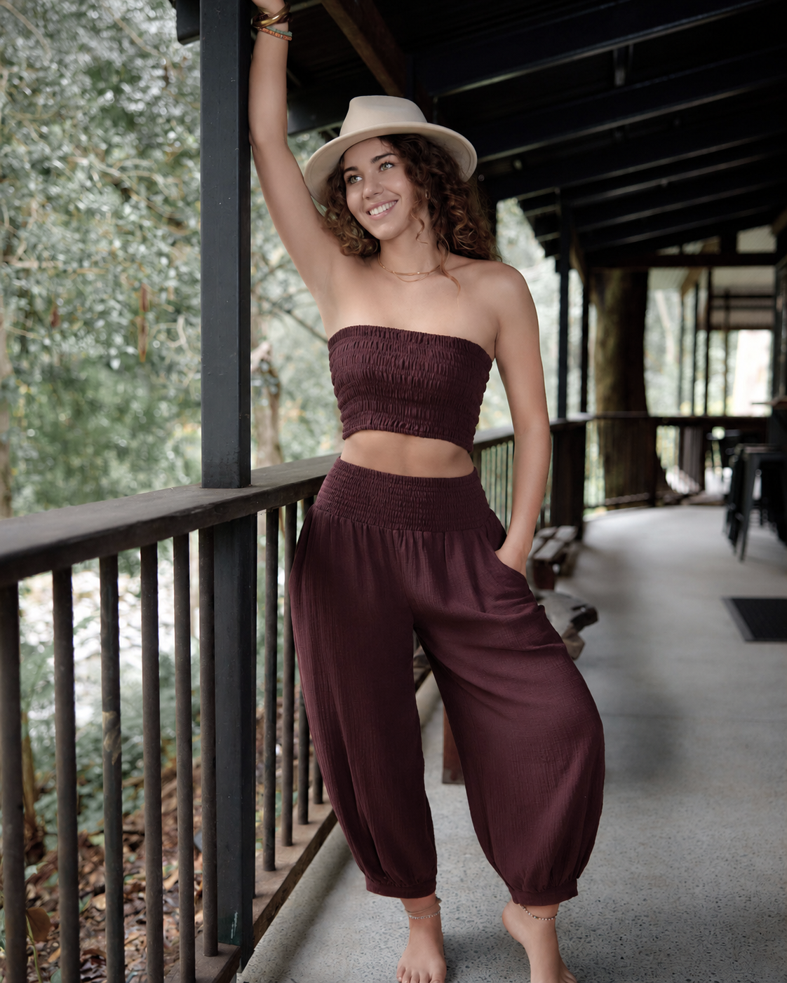 ZARA PANT COFFEE