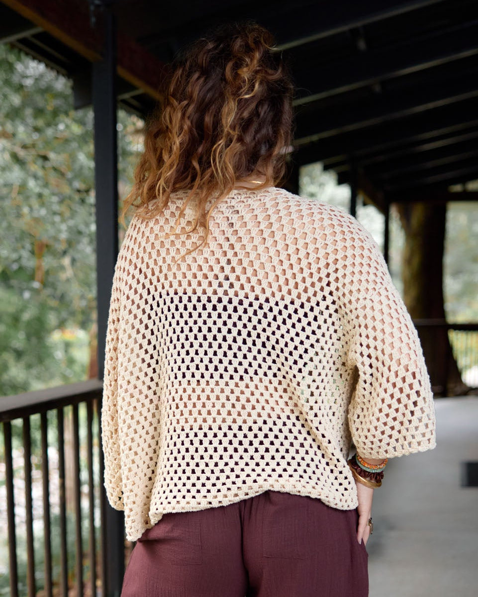 KYLA CARDIGAN VINTAGE CREAM