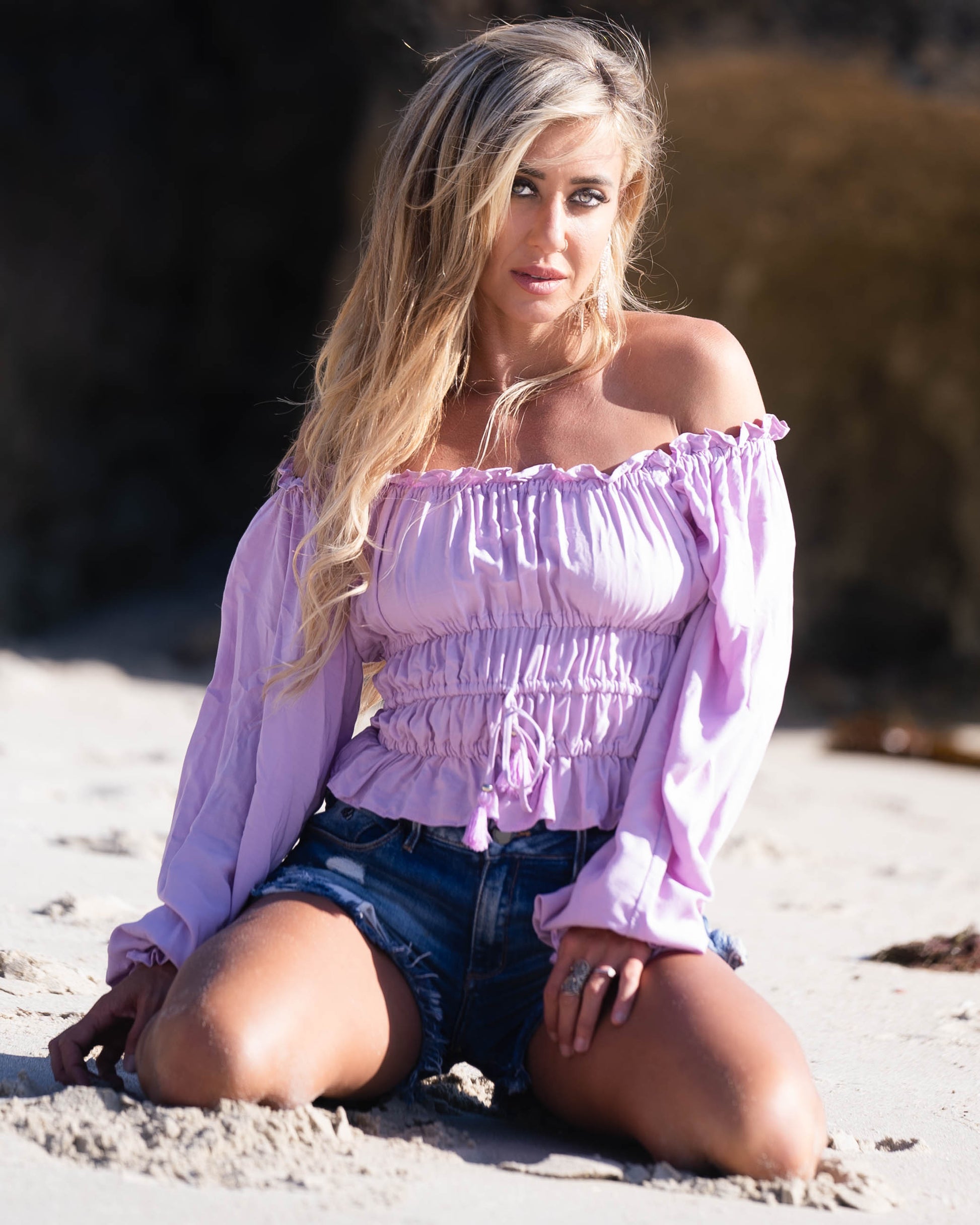 MOLLY TOP LILAC
