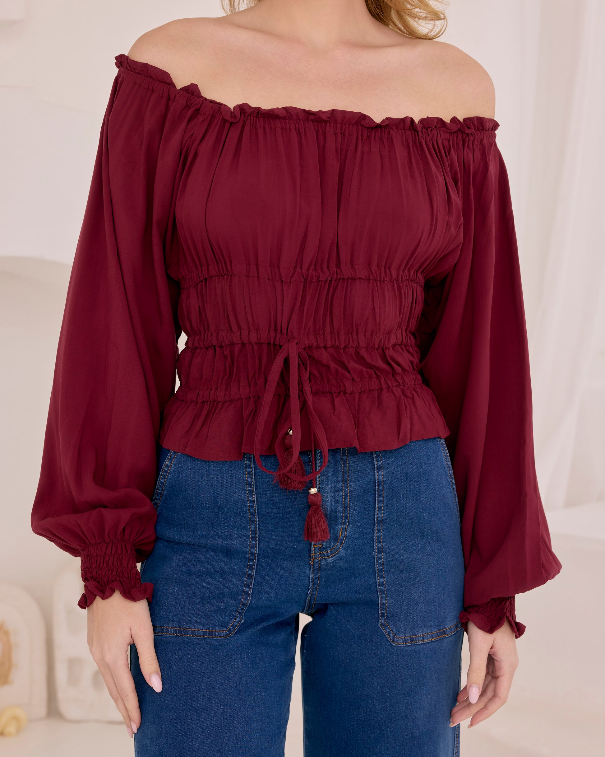 MOLLY TOP SANGRIA