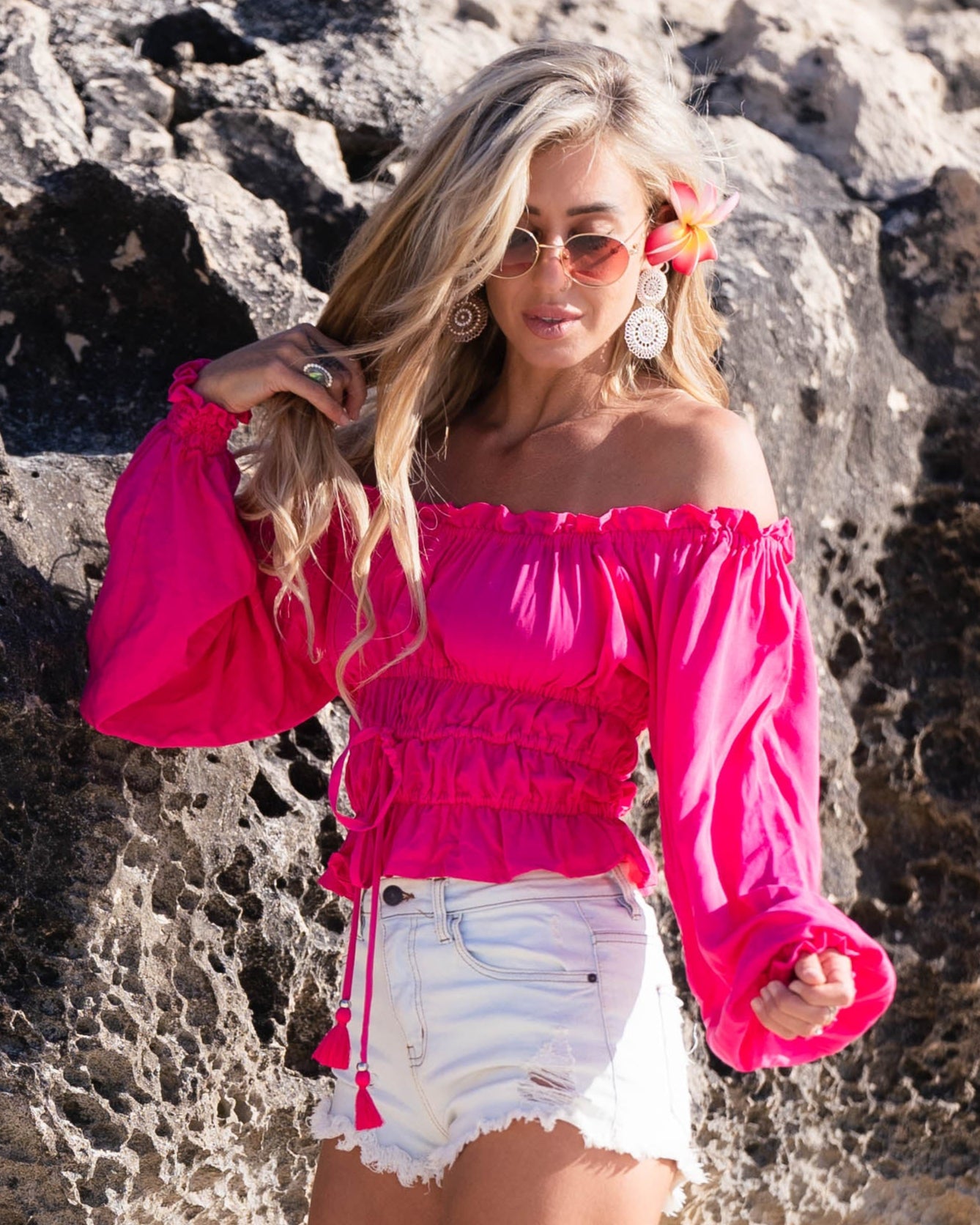 MOLLY TOP FUCHSIA