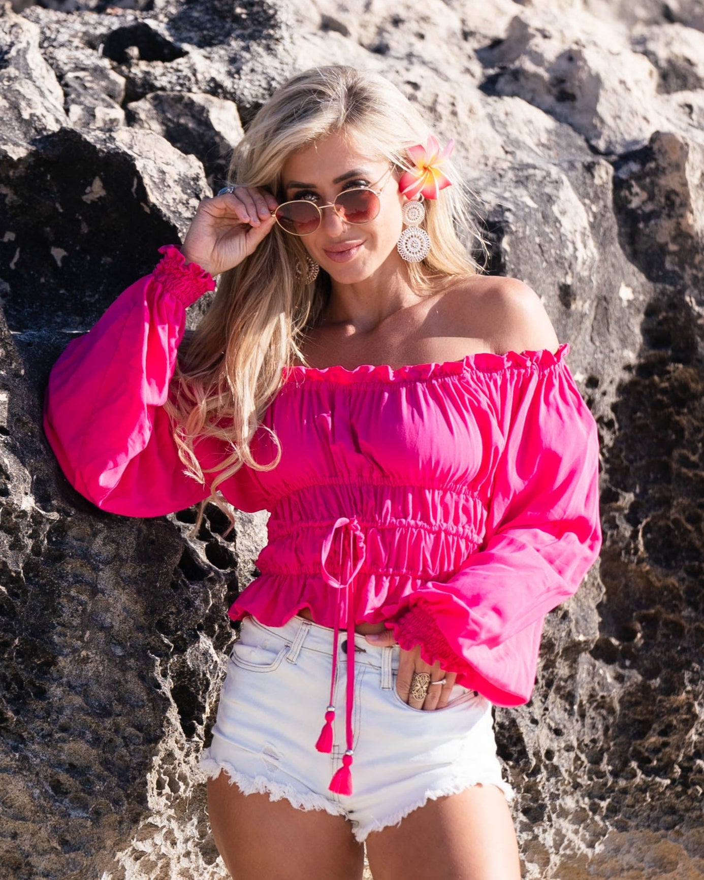 MOLLY TOP FUCHSIA