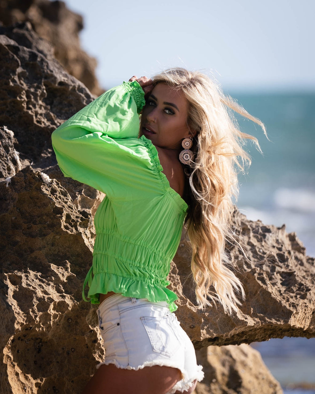 MOLLY TOP LIME