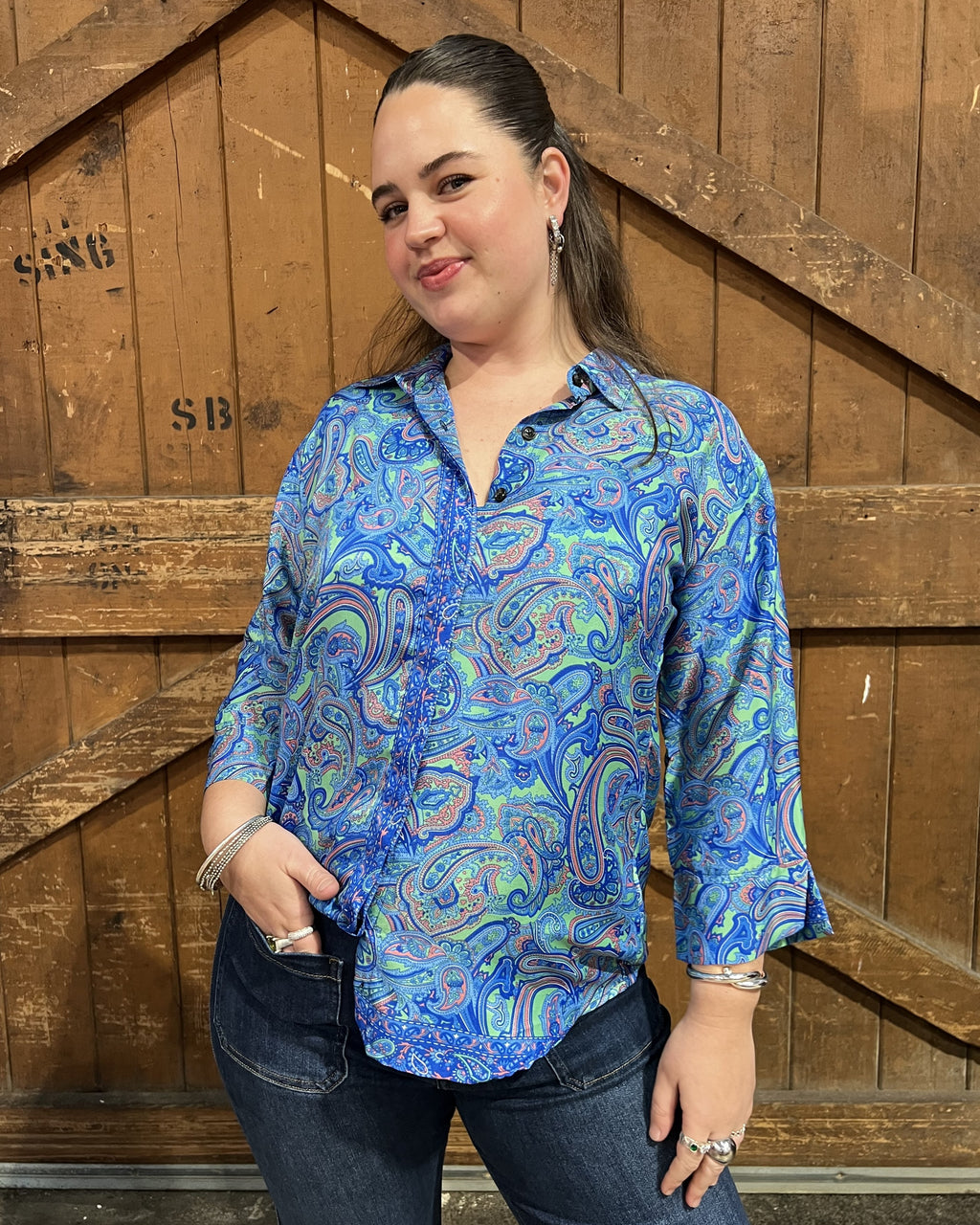 EVELYN SHIRT GREEN