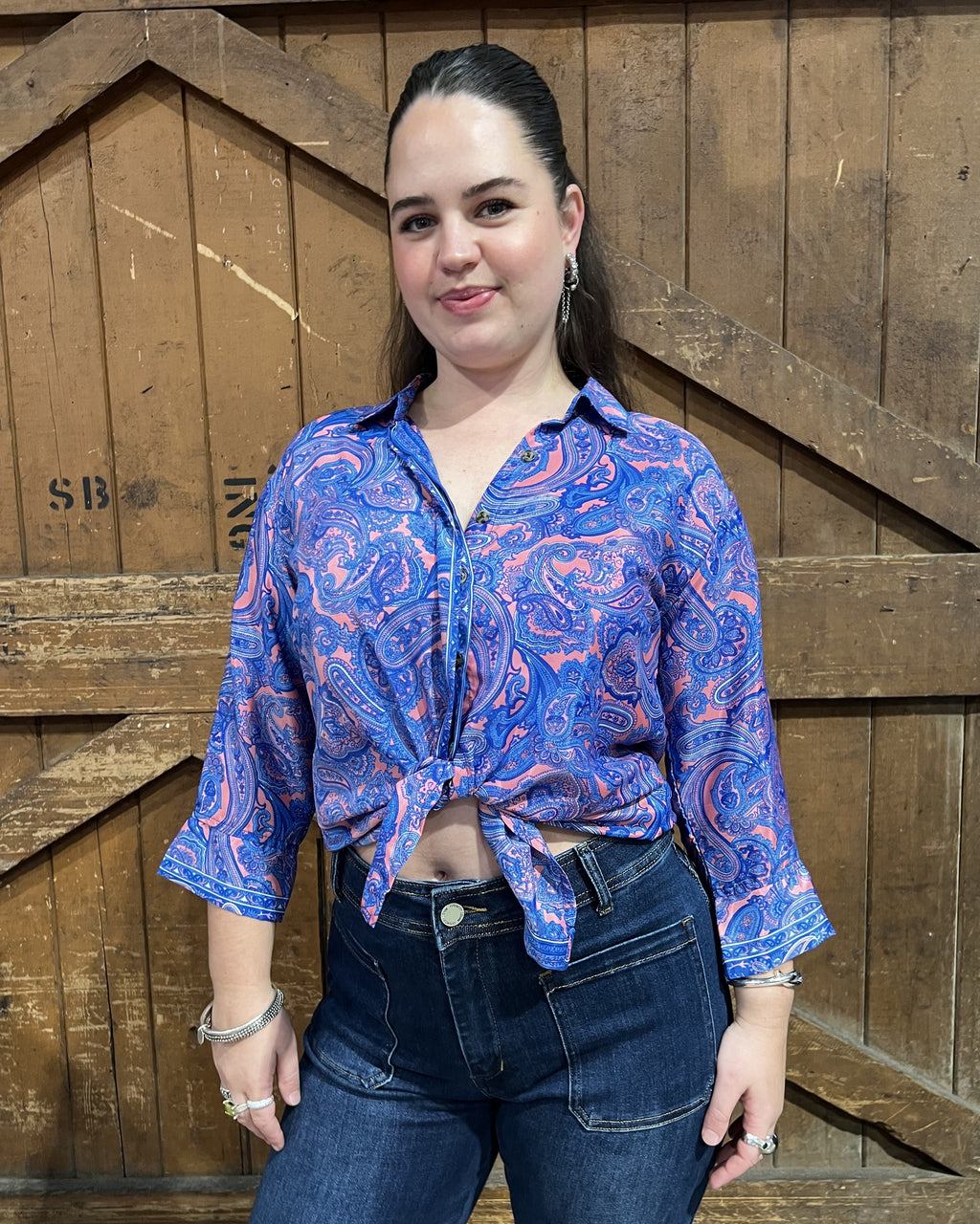 EVELYN SHIRT PEACH