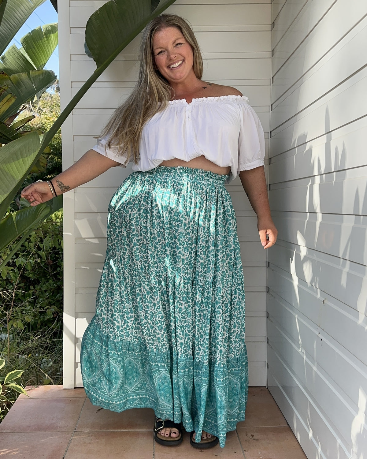 CARLA MAXI SKIRT WHITSUNDAYS