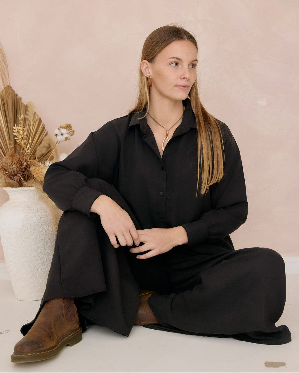 CAROLINE SHIRT MIDNIGHT