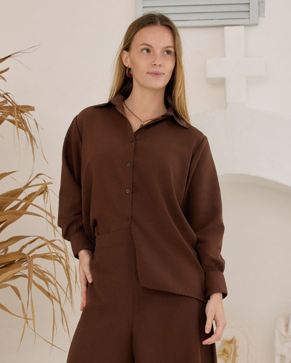 CAROLINE SHIRT ESPRESSO