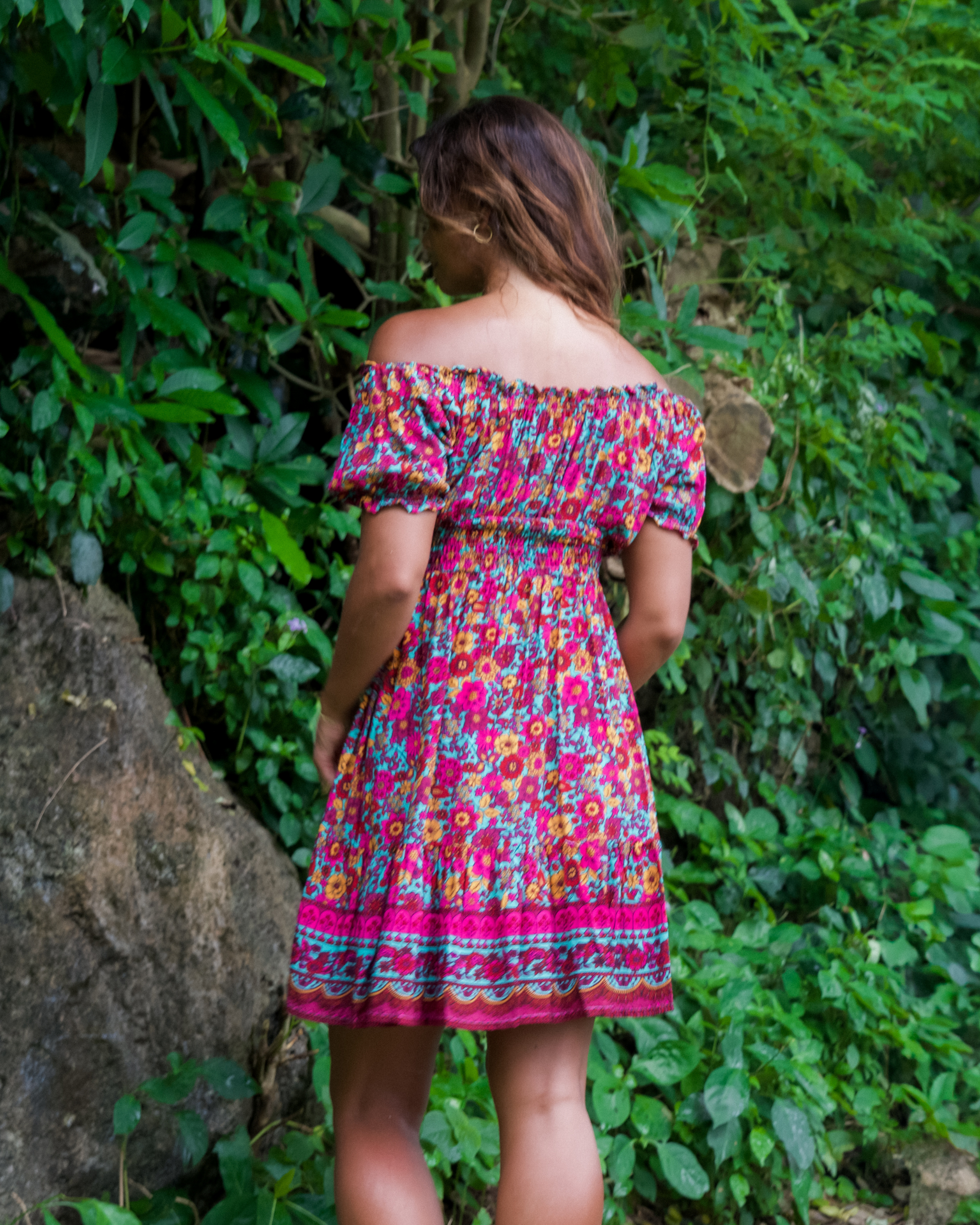 OLIVIA MINI DRESS WILDFLOWER