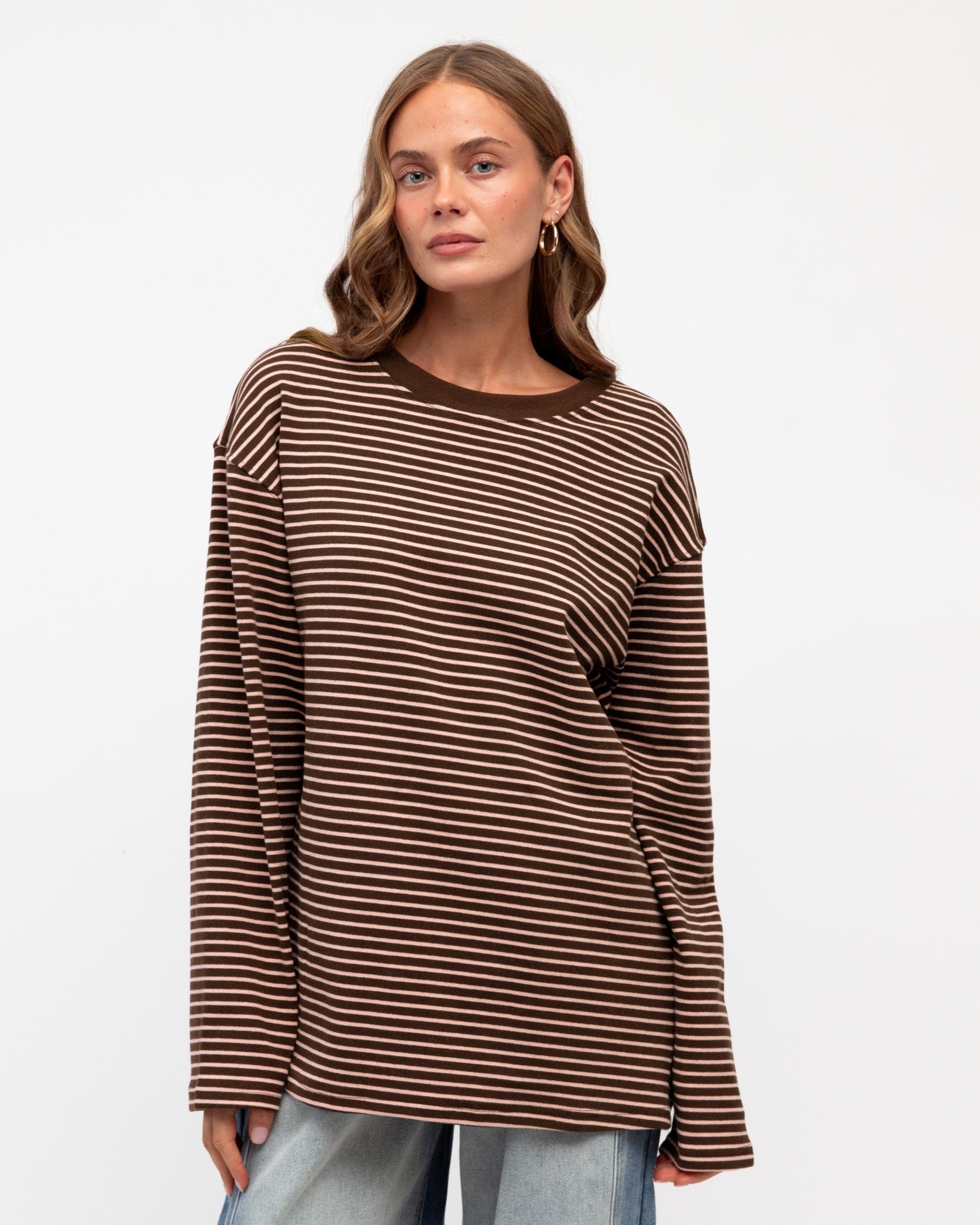MADDIE LONG SLEEVE TEE PINK