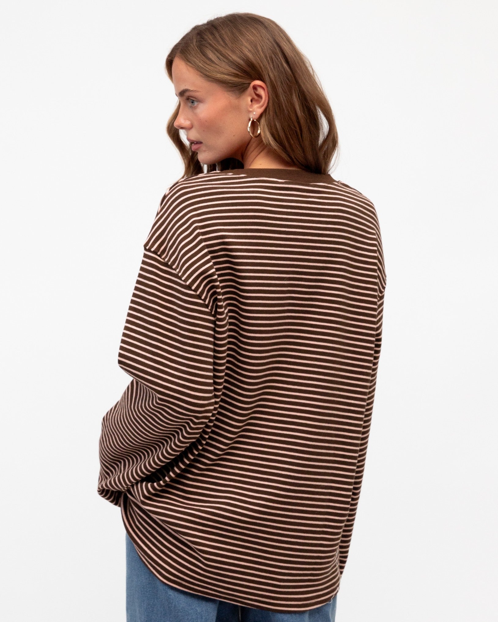 MADDIE LONG SLEEVE TEE PINK