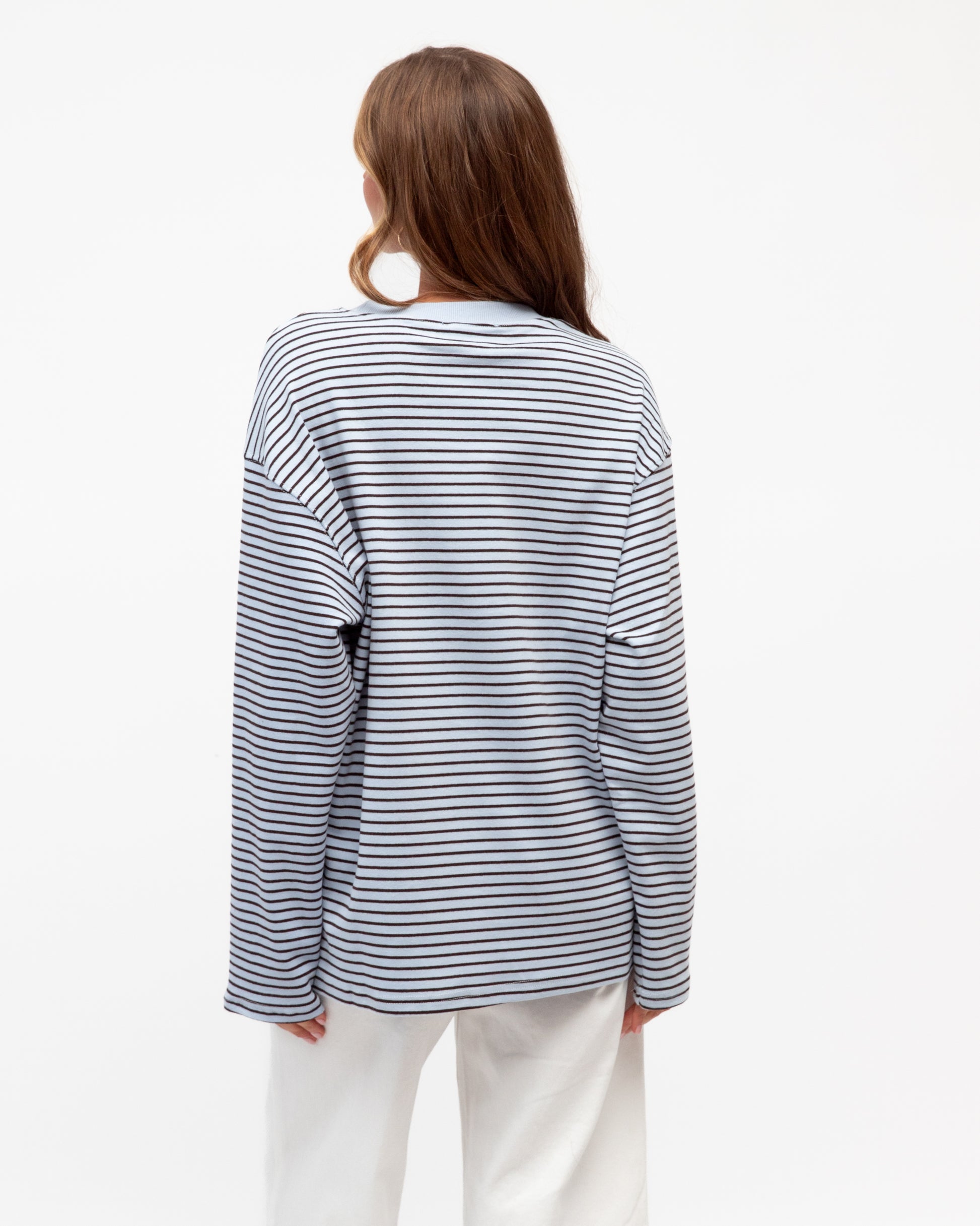 MADDIE LONG SLEEVE TEE BLUE