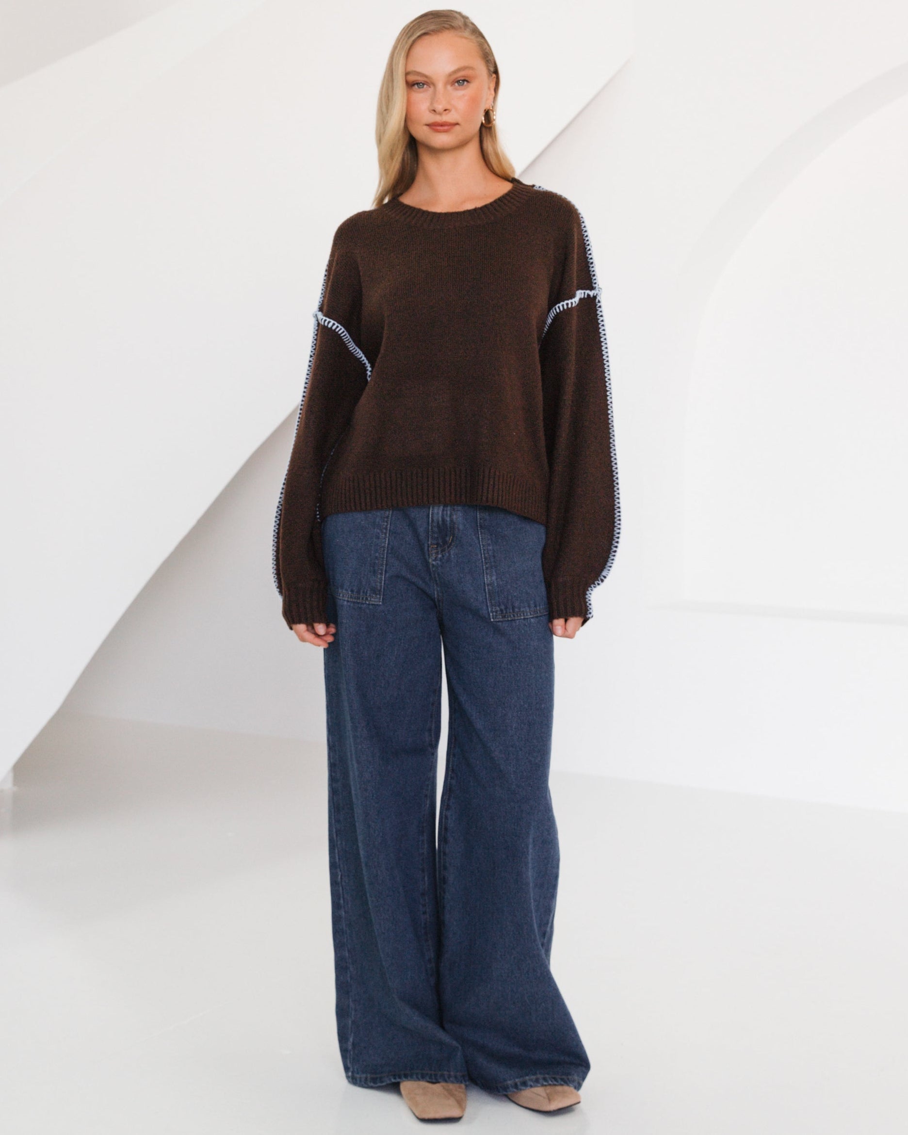 SHARON KNIT CHOCOLATE