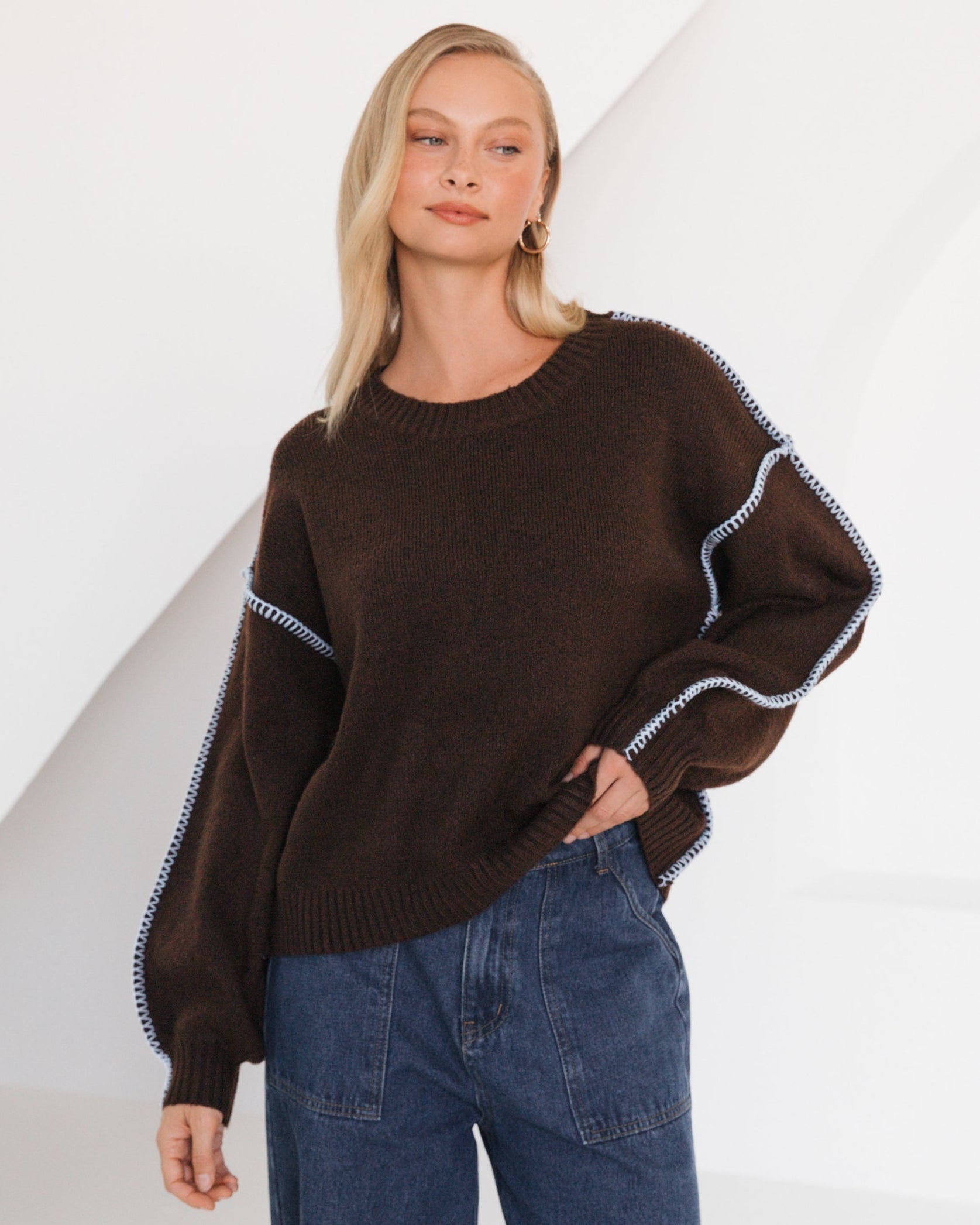 SHARON KNIT CHOCOLATE