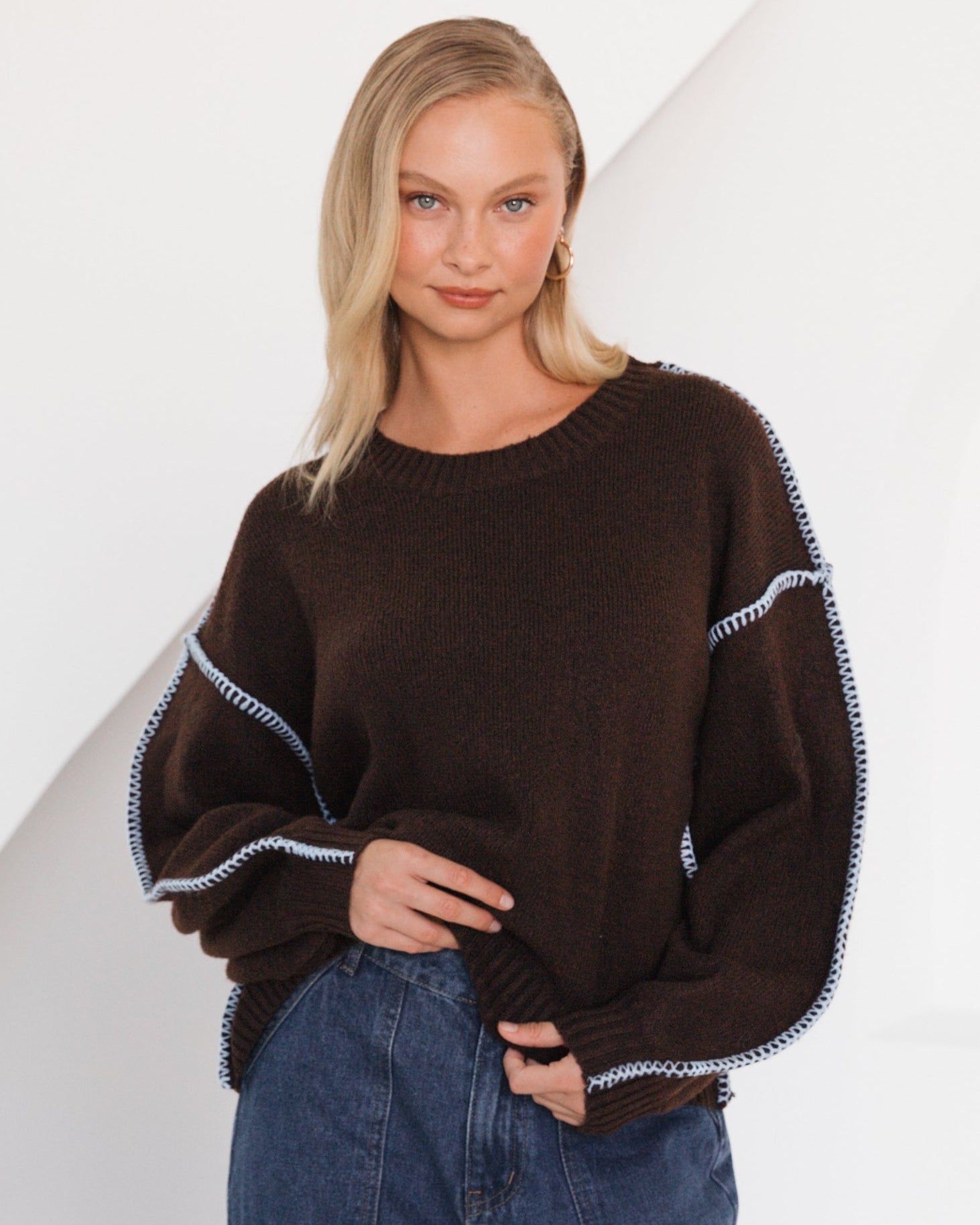 SHARON KNIT CHOCOLATE