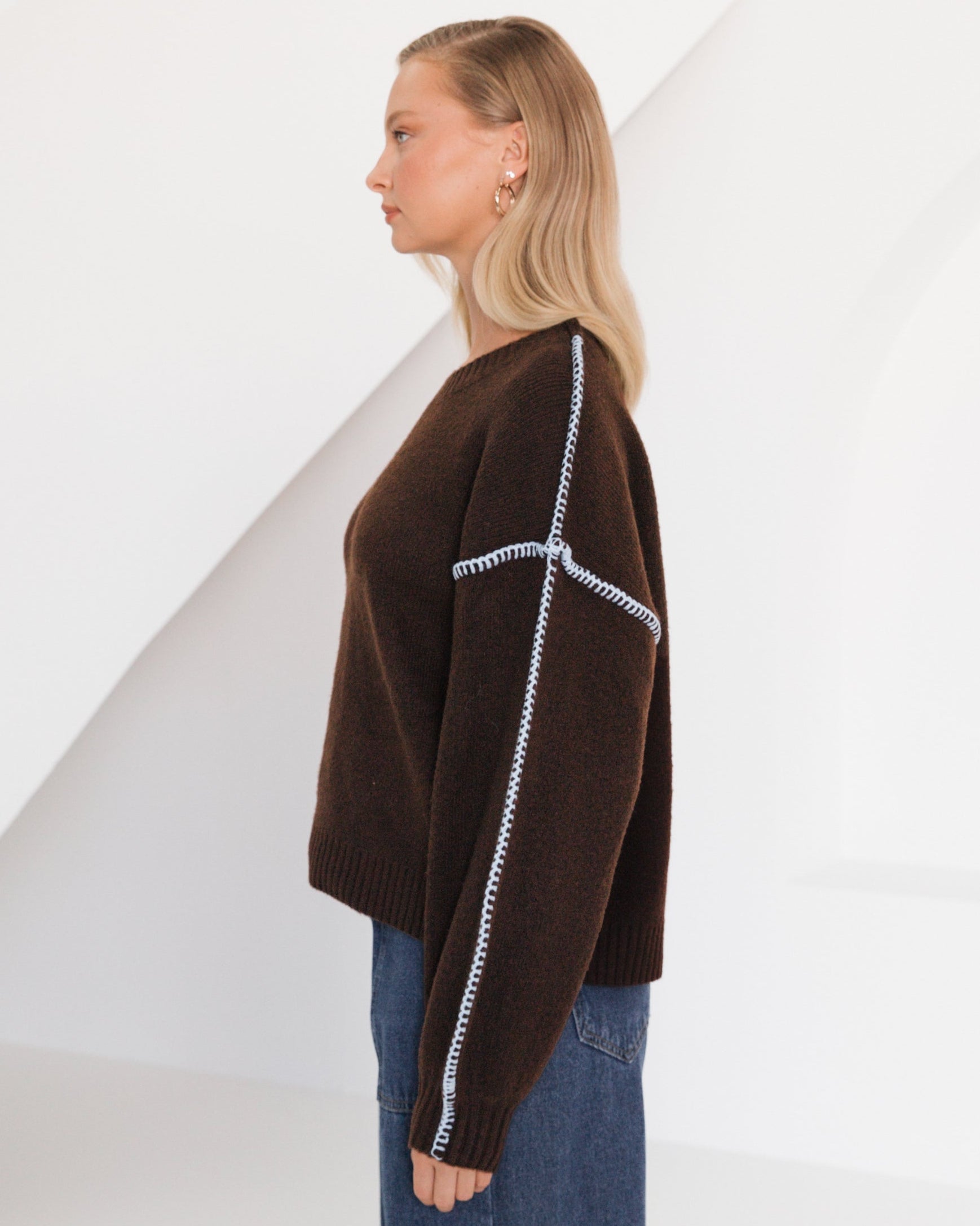 SHARON KNIT CHOCOLATE