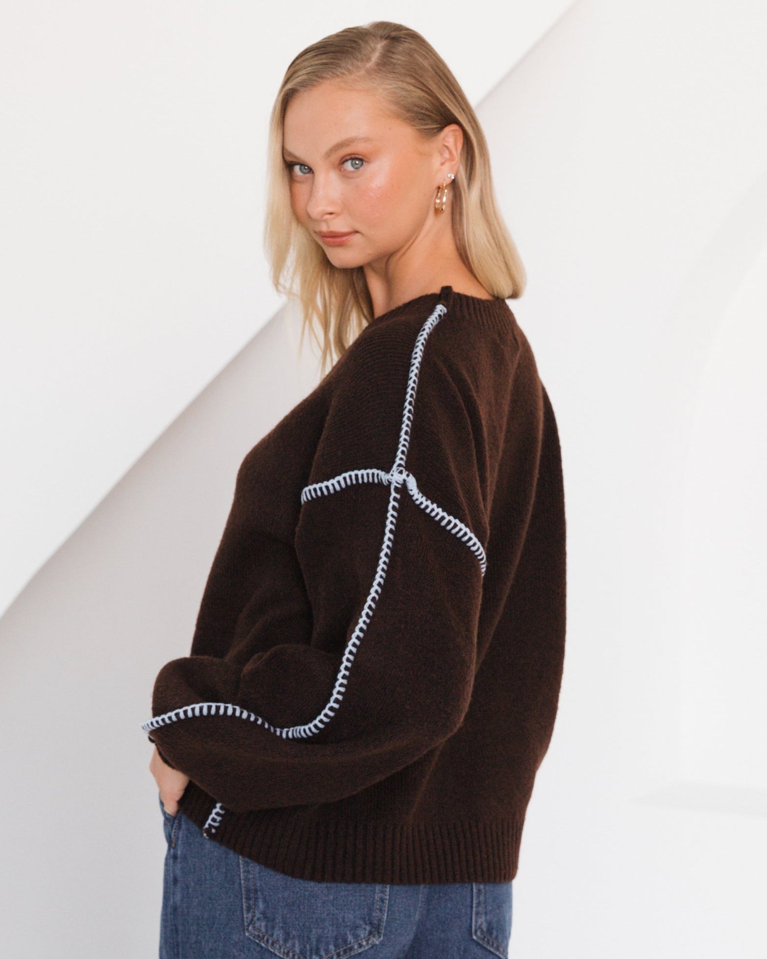 SHARON KNIT CHOCOLATE