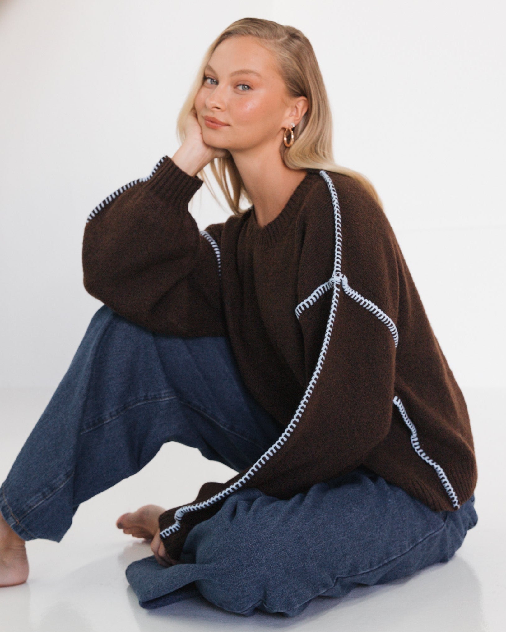 SHARON KNIT CHOCOLATE