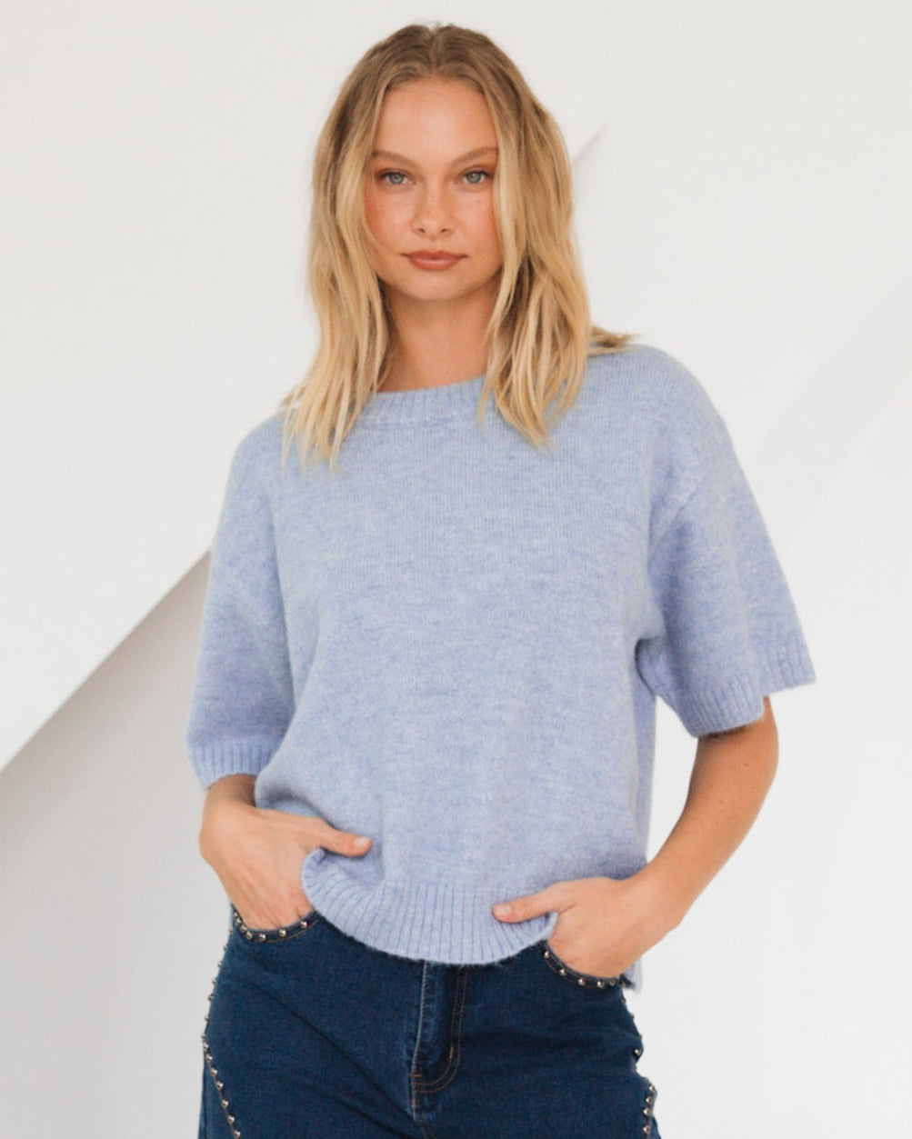 MONDAY KNIT BLUE
