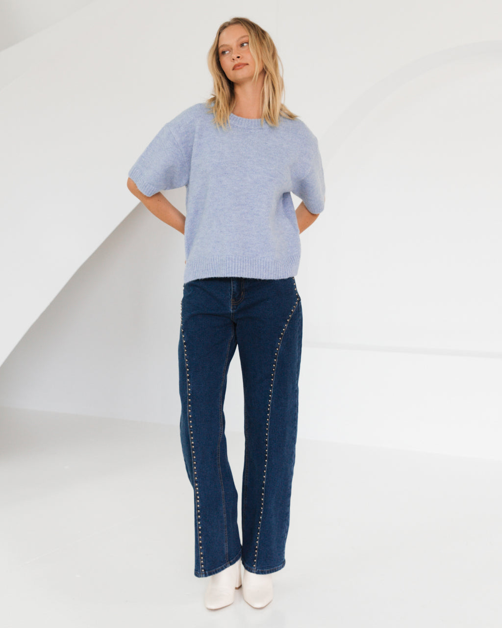 MONDAY KNIT BLUE