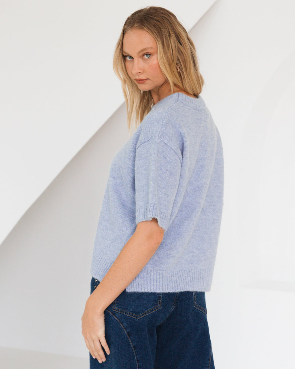 MONDAY KNIT BLUE