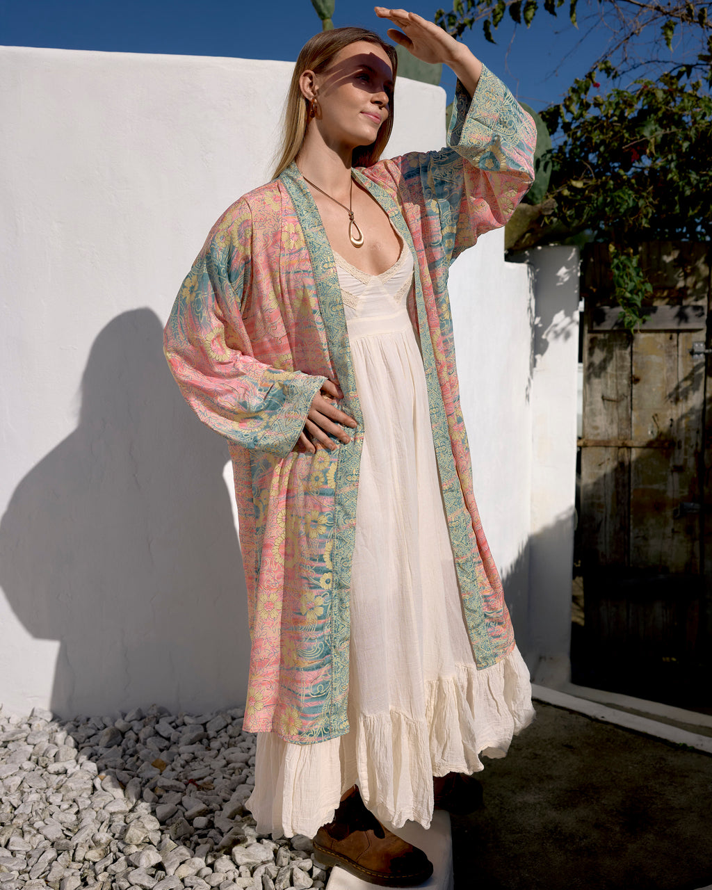 SOLARA MIDI KIMONO PARADISE